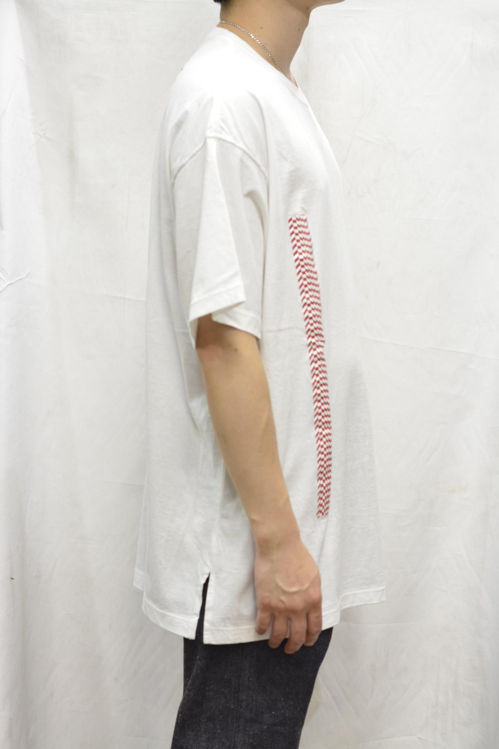 BARCODE PRINT TEE (WHITE)