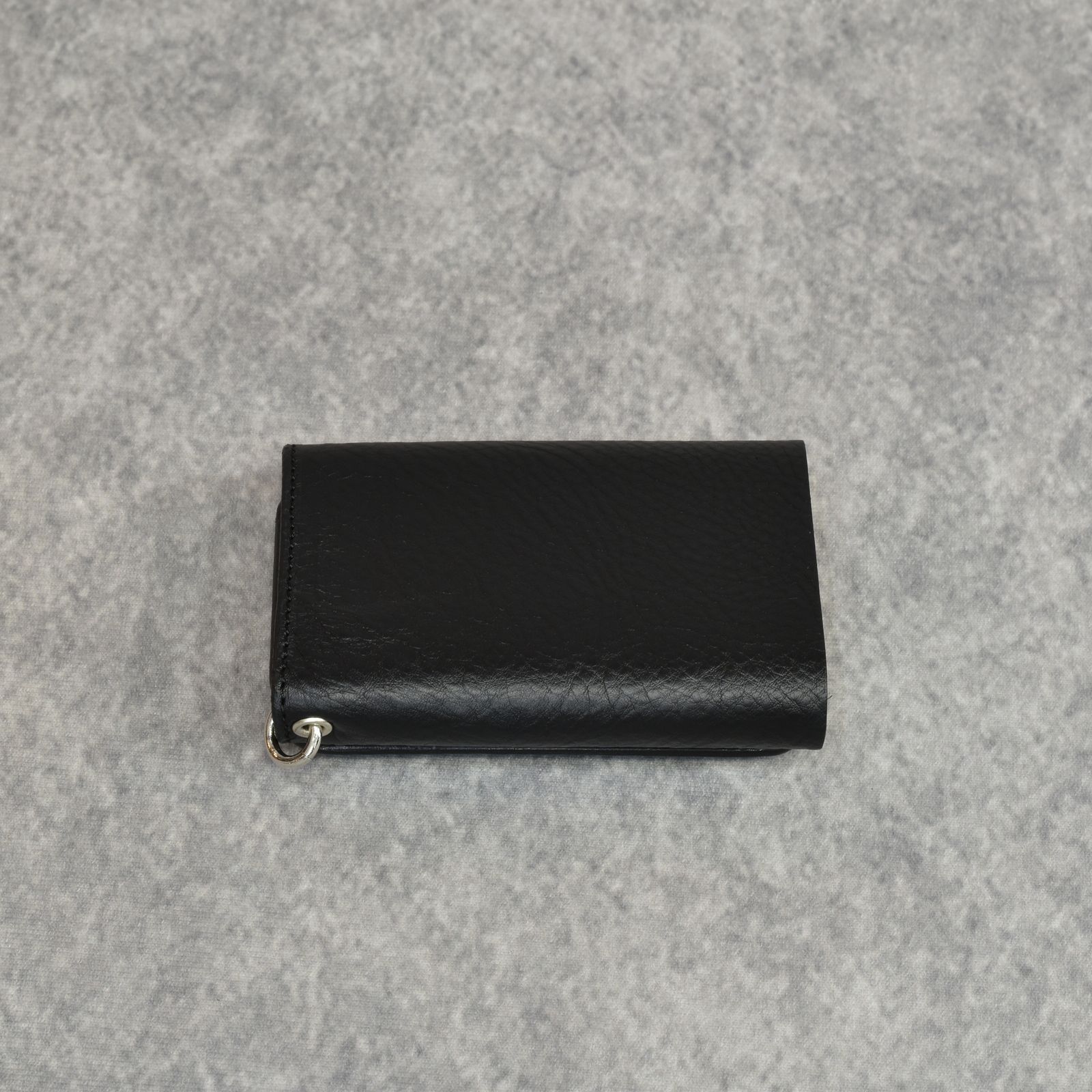 SILVER STAR CONCHO FLAP LEATHER HALF WALLET (BLACK)｜シルバー スターコンチョ 三つ折り ハーフウォレット｜CL-25SS002LE EX