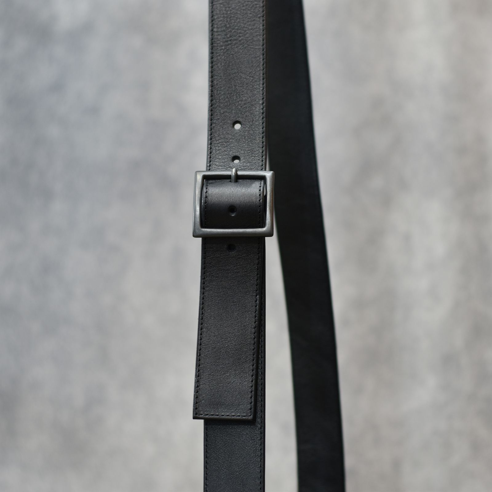 STUDS LEATHER SHOULDER POUCH BAG (BLACK)｜スタッズ レザー ショルダーポーチ バッグ｜CL-26SS004LE