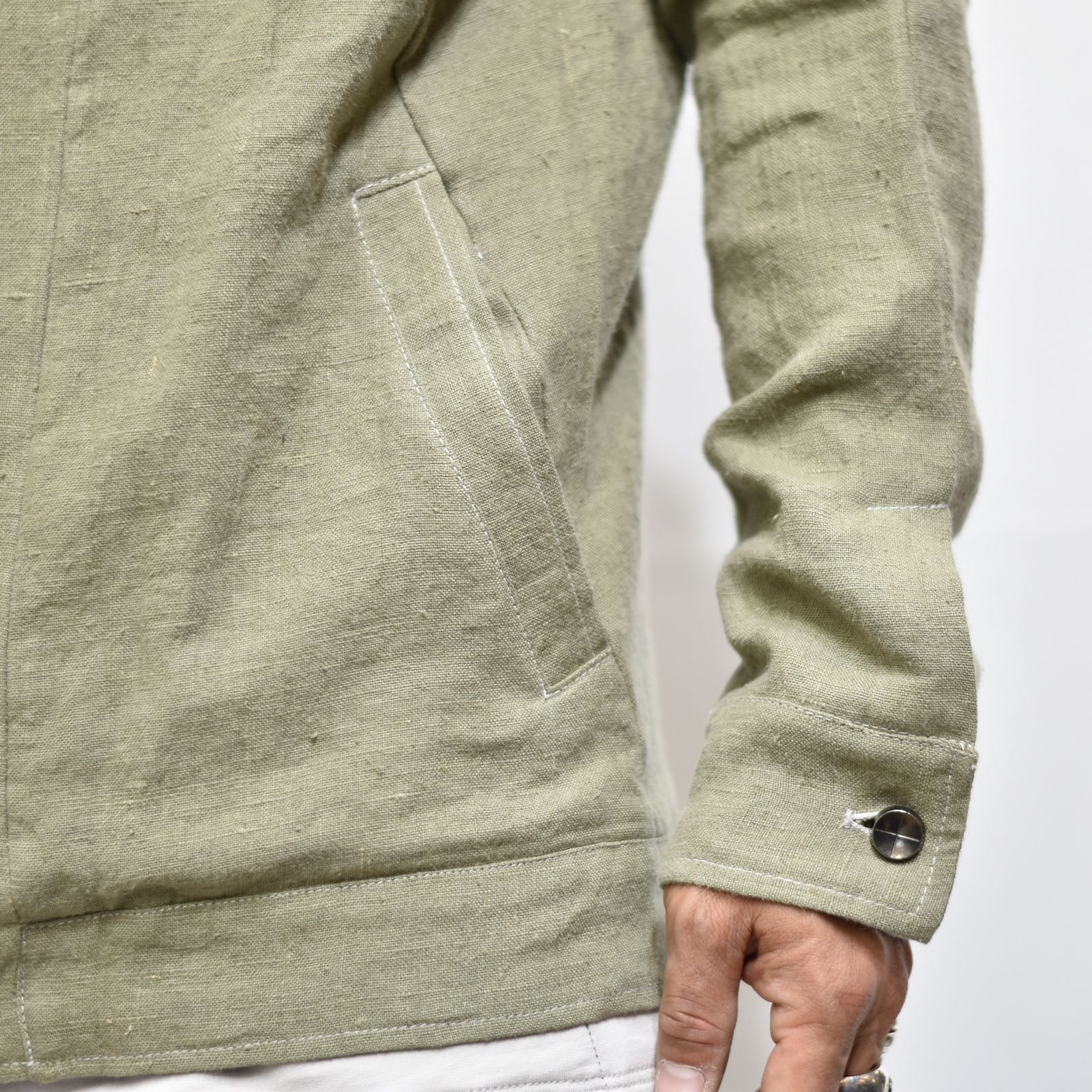 LINEN JEAN JAKET LINED 1/4 LINED JJ-1Z