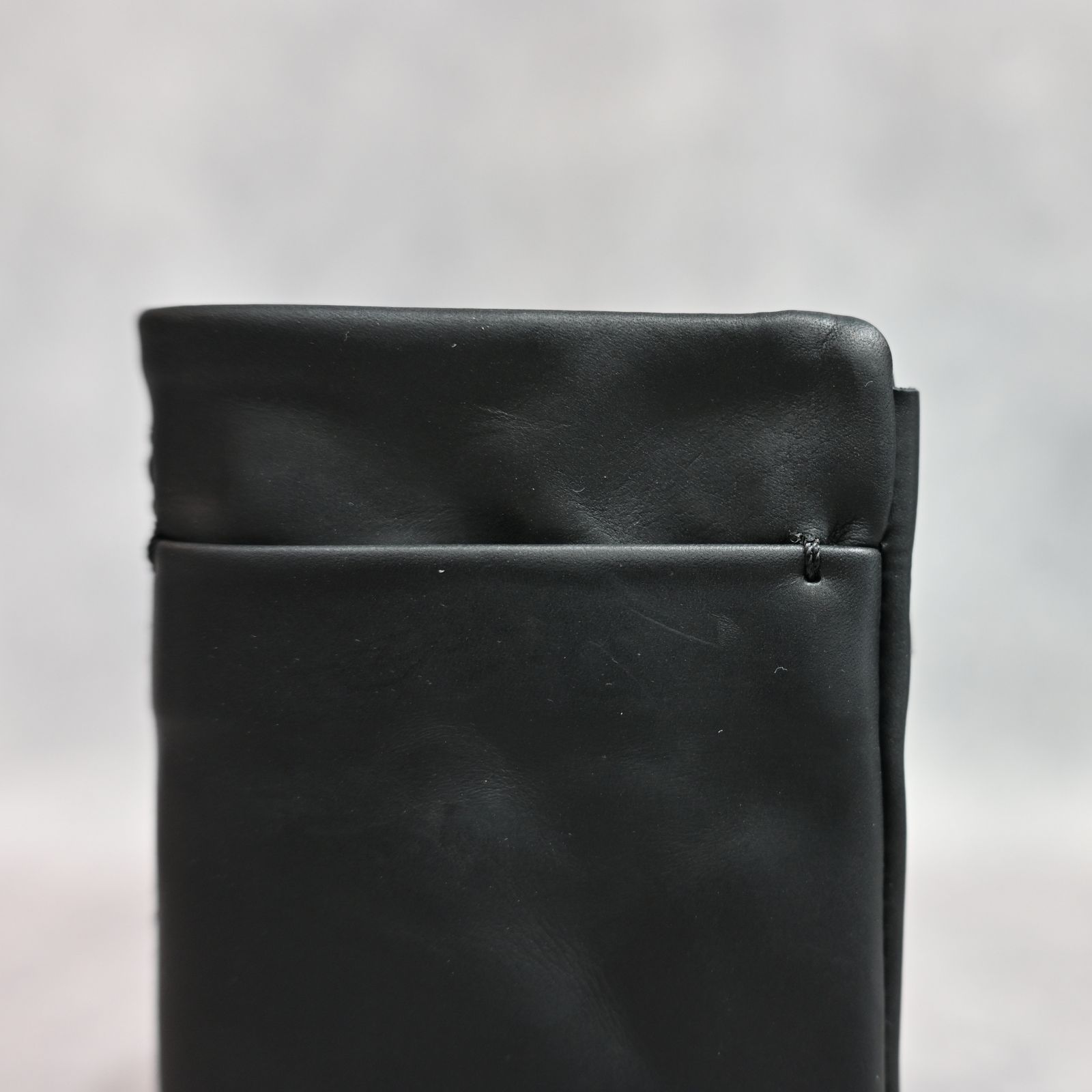 GUIDI オイルカーフ 二つ折り 財布 （BLACK）｜345-37