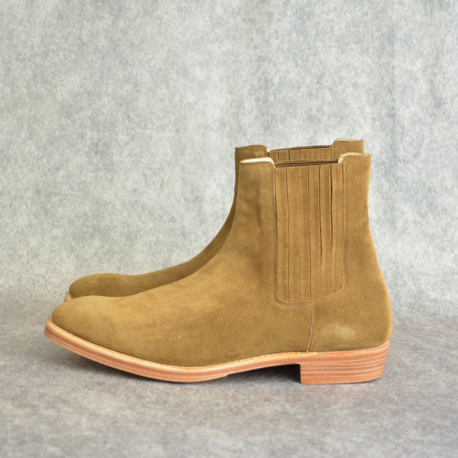 Suede Leather Western Side Gore Boots (BRN)  /  スエード ウエスタン ブーツ （ブラウン） MGK-007