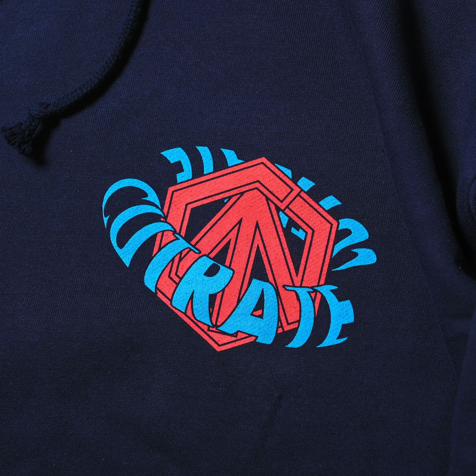CUTRATE NS LOGO L/S PULLOVER PARKA  (NAVY)