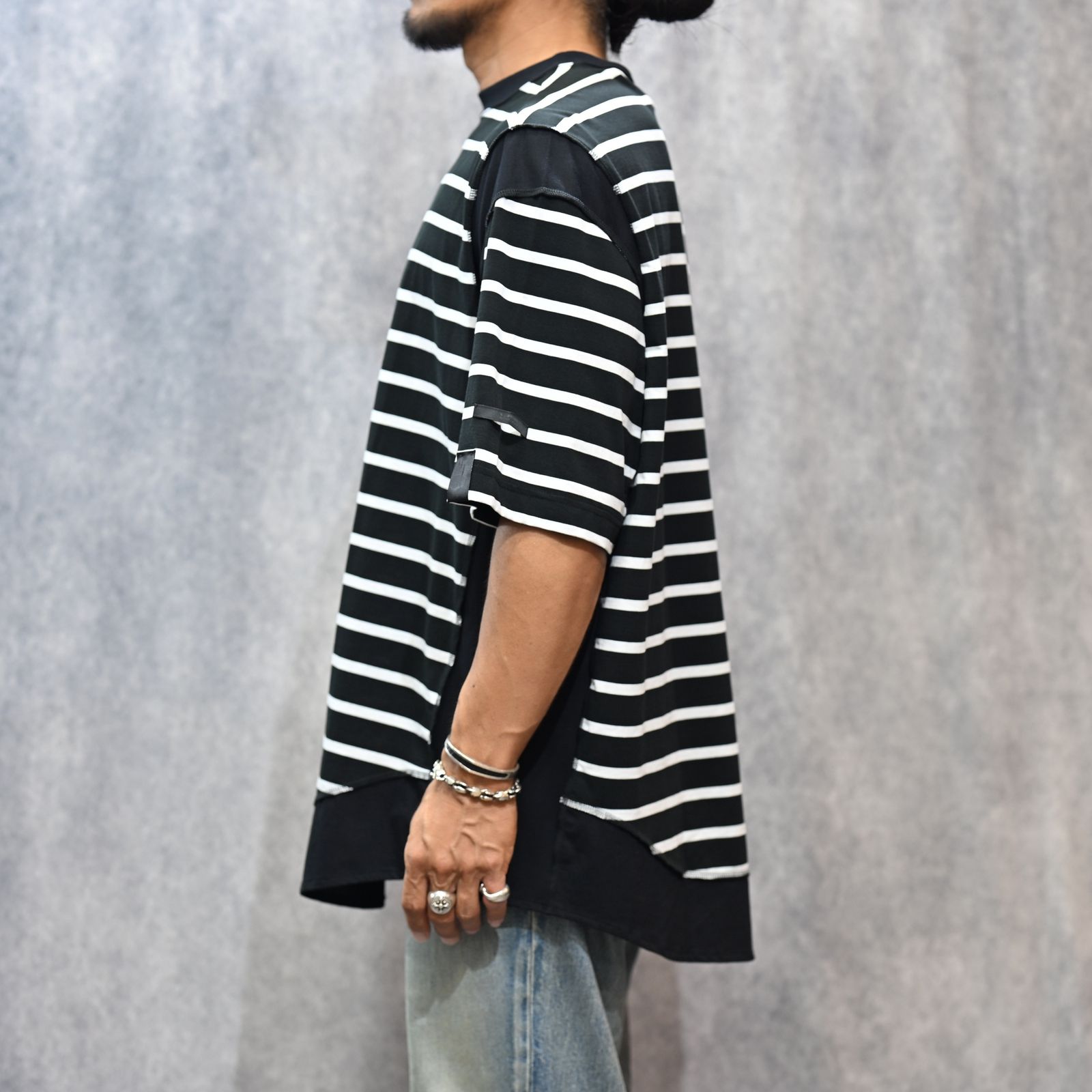 BORDER T-SHIRT （BLACK × WHITE） / ボーダーTシャツ （ブラック × ホワイト） 2251-CS53-027