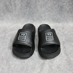 Y-3 SLIDE （BLACK） / ロゴ シャワーサンダル （ブラック）｜KI4033
