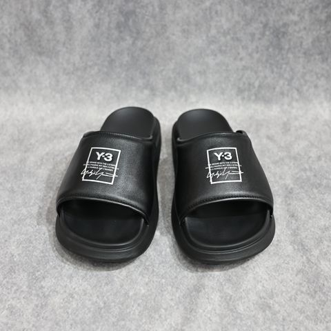 Y-3 SLIDE （BLACK） / ロゴ シャワーサンダル （ブラック）｜KI4033