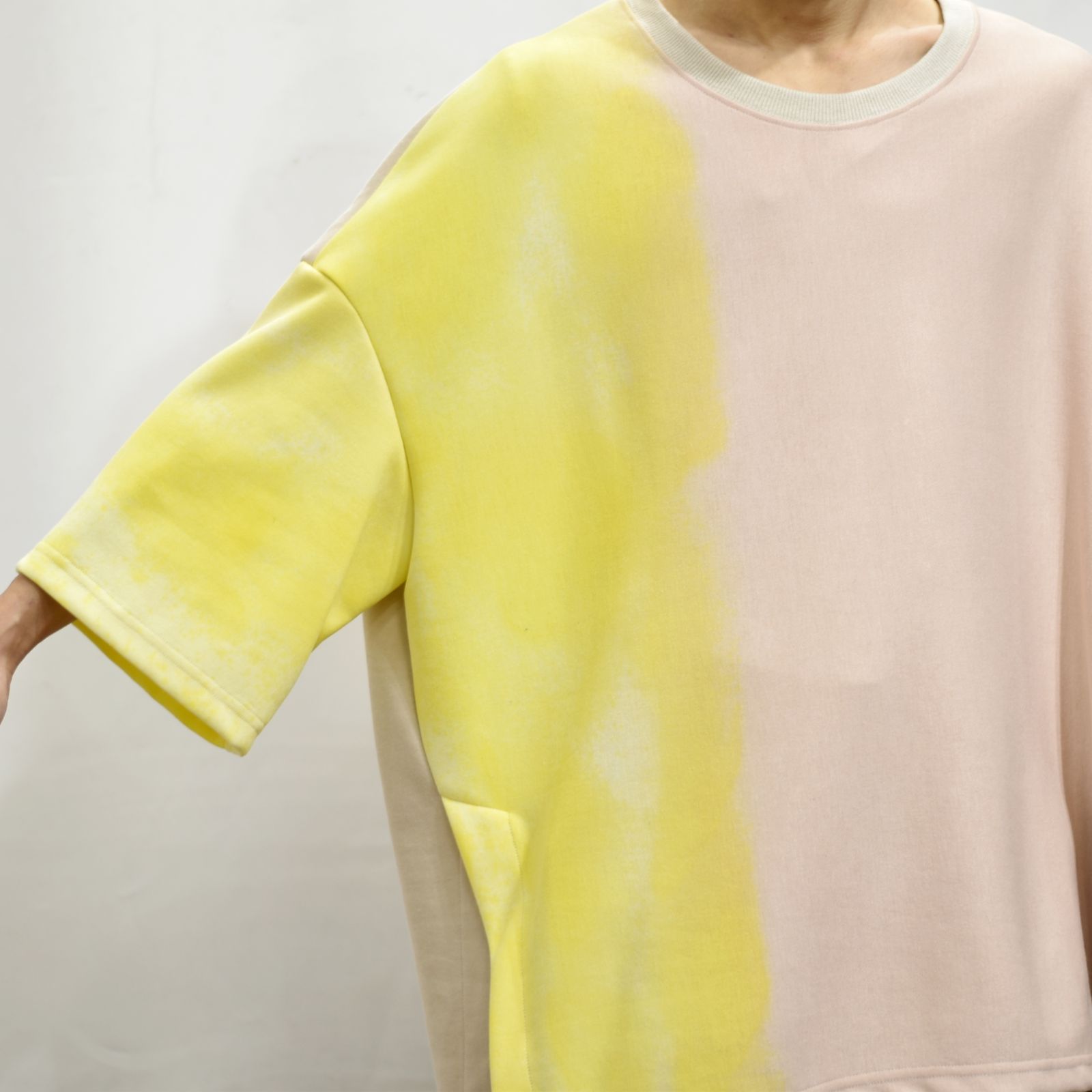 サイドベンツルーズTシャツ / LB22AW-TE03-BD (SUNSET×YELLOW)