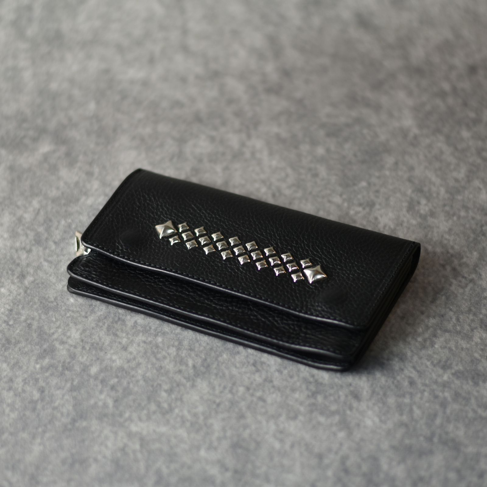 CALEE ロングウォレット CALEE 「SILVER STAR CONCHO LEATHER LONG WALLET」 レザー