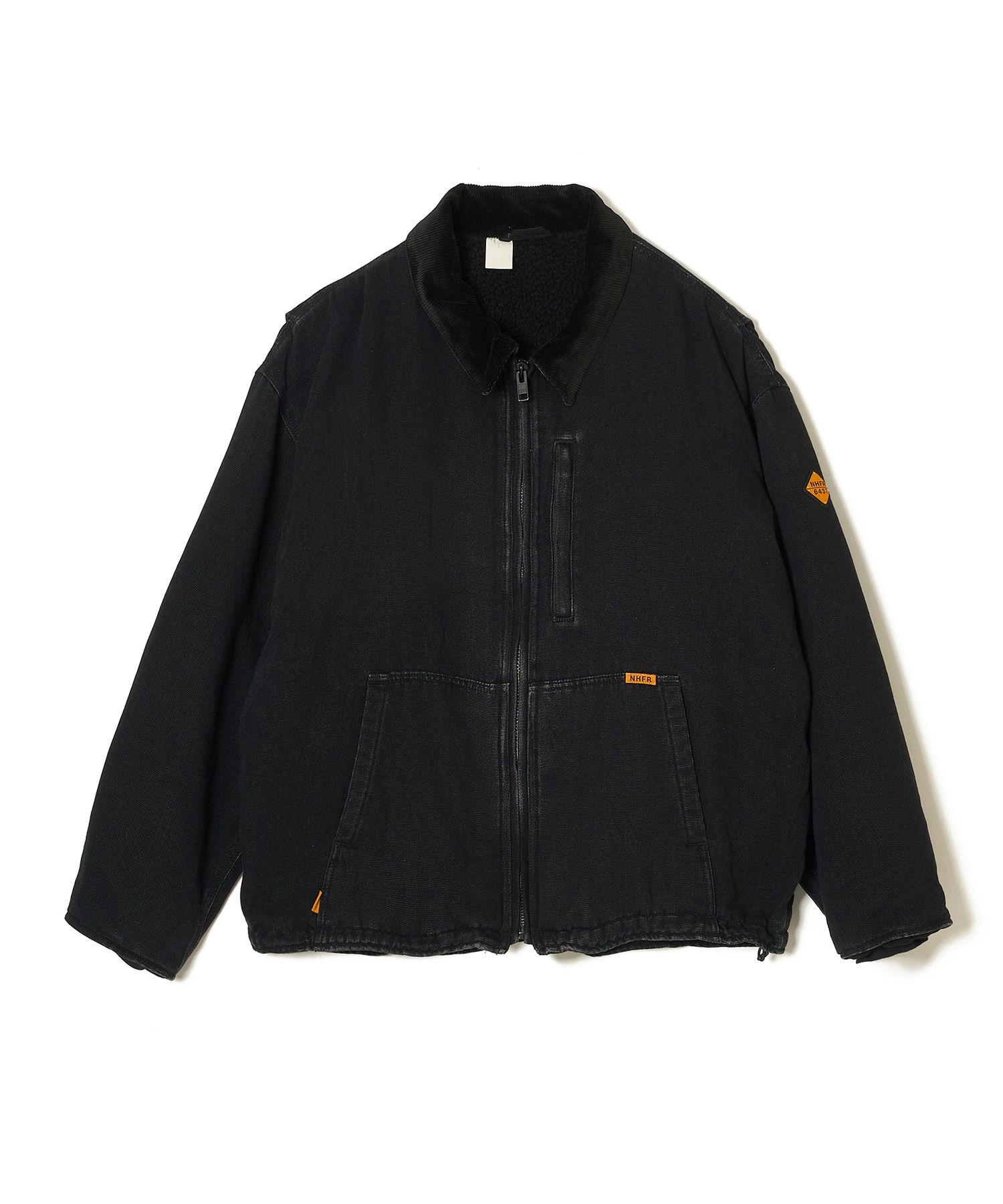 LINED BLOUSON  (BLACK) -  ライニング付き ブルゾン （ブラック） 1242-BL01-001