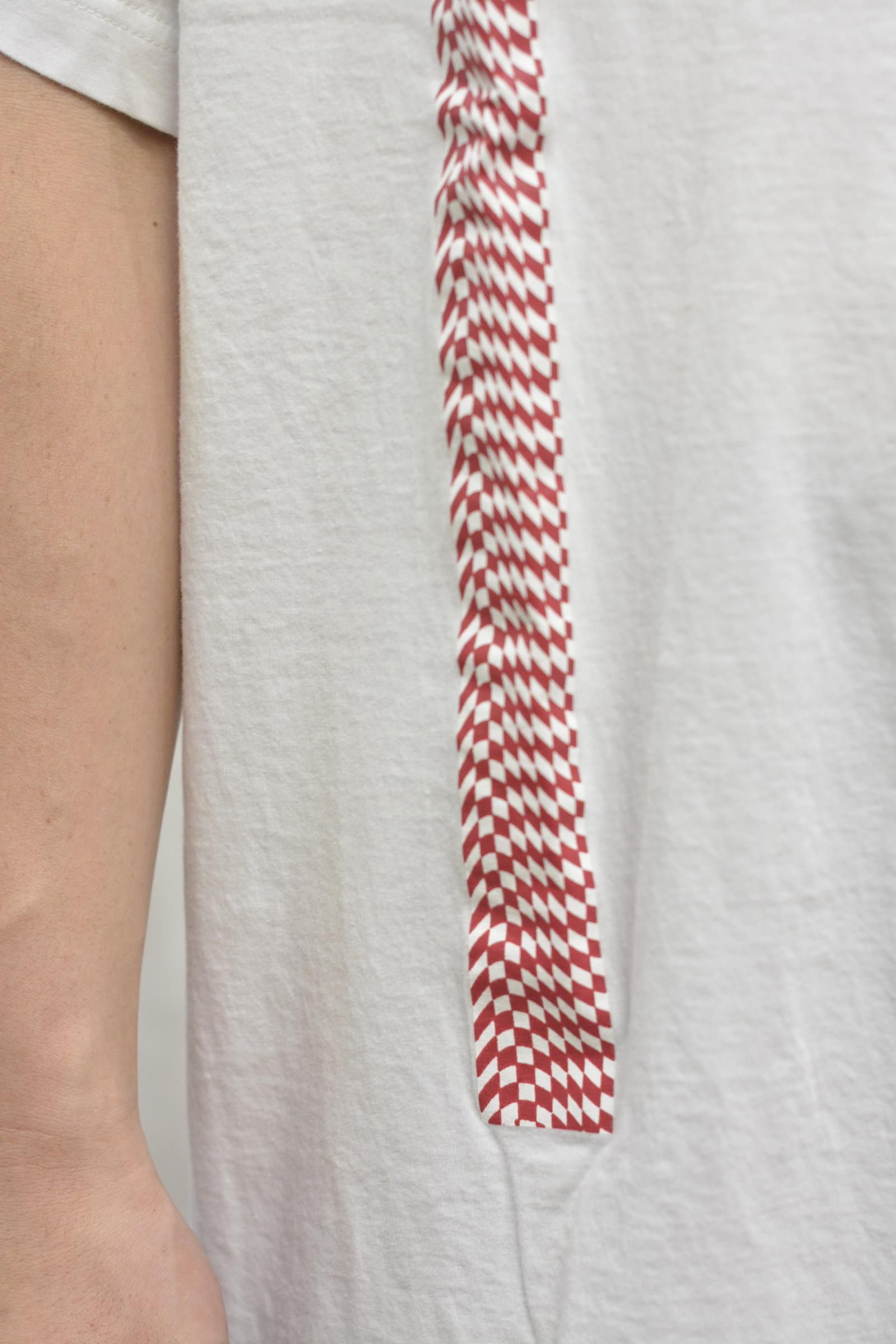BARCODE PRINT TEE (WHITE)