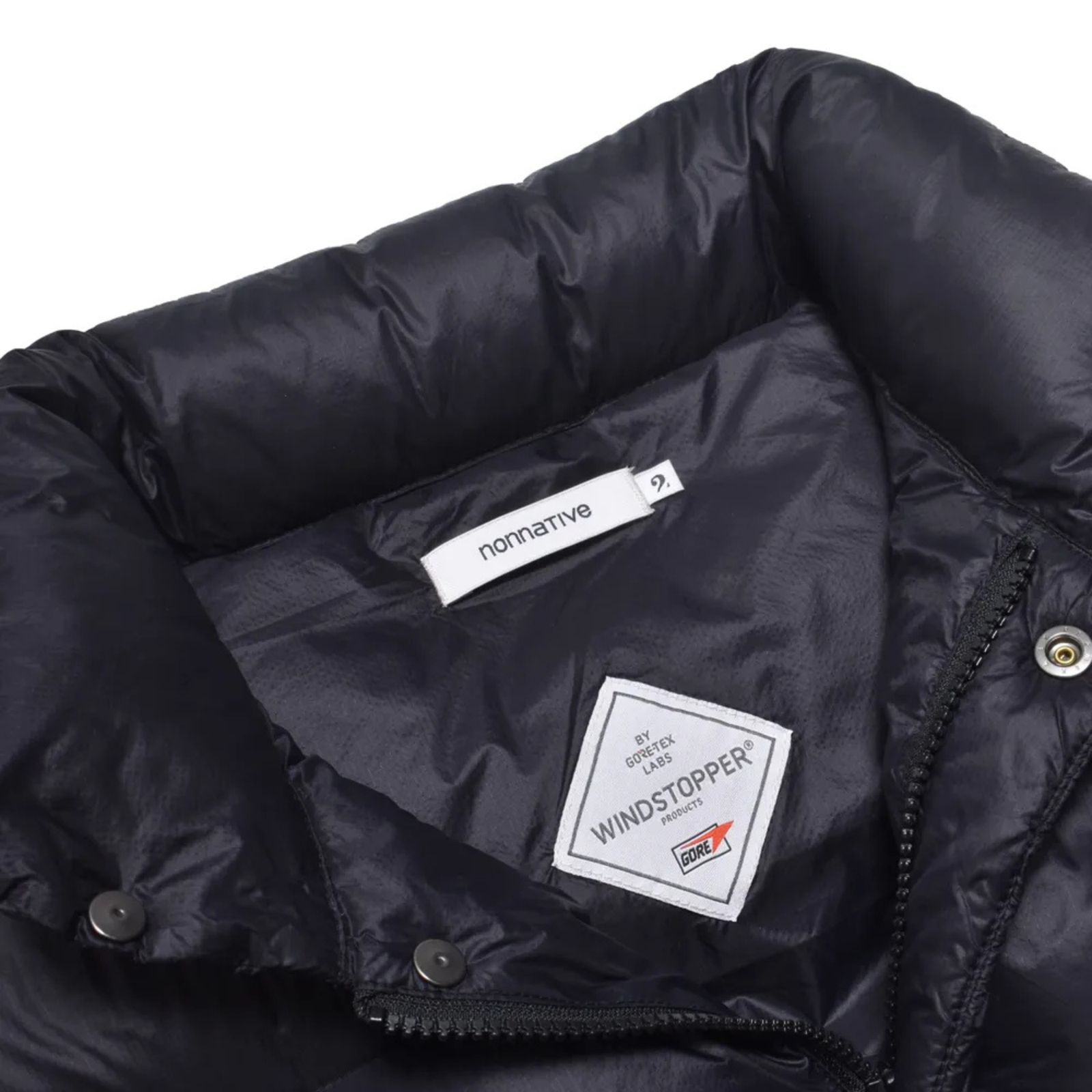 MINEDENIM × nonnative DWELLER TRAINER 2 HI COW LEATHER WITH GORE-TEX by SPINGLE｜NN-V4752（BLK）｜ノンネイティブ ダウンベスト｜NN-V4752