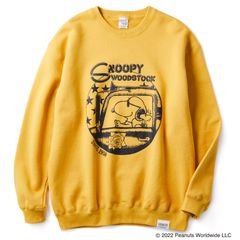 PEANUTS L/S SWEAT (MUSTARD)