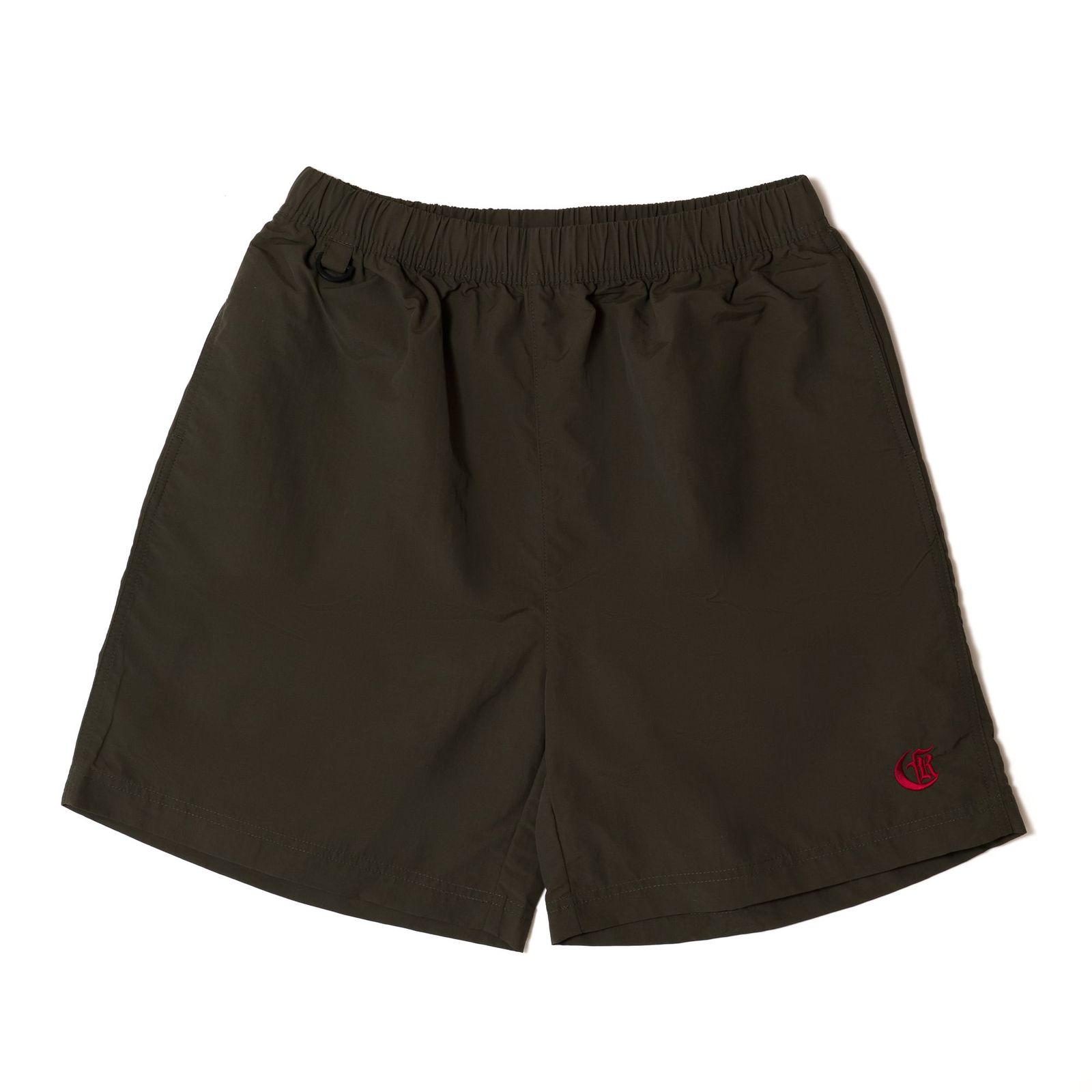 CR LOGO NYLON SHORTS (OLIVE)｜ナイロン ショートパンツ・ショーツ｜CR-26SS015
