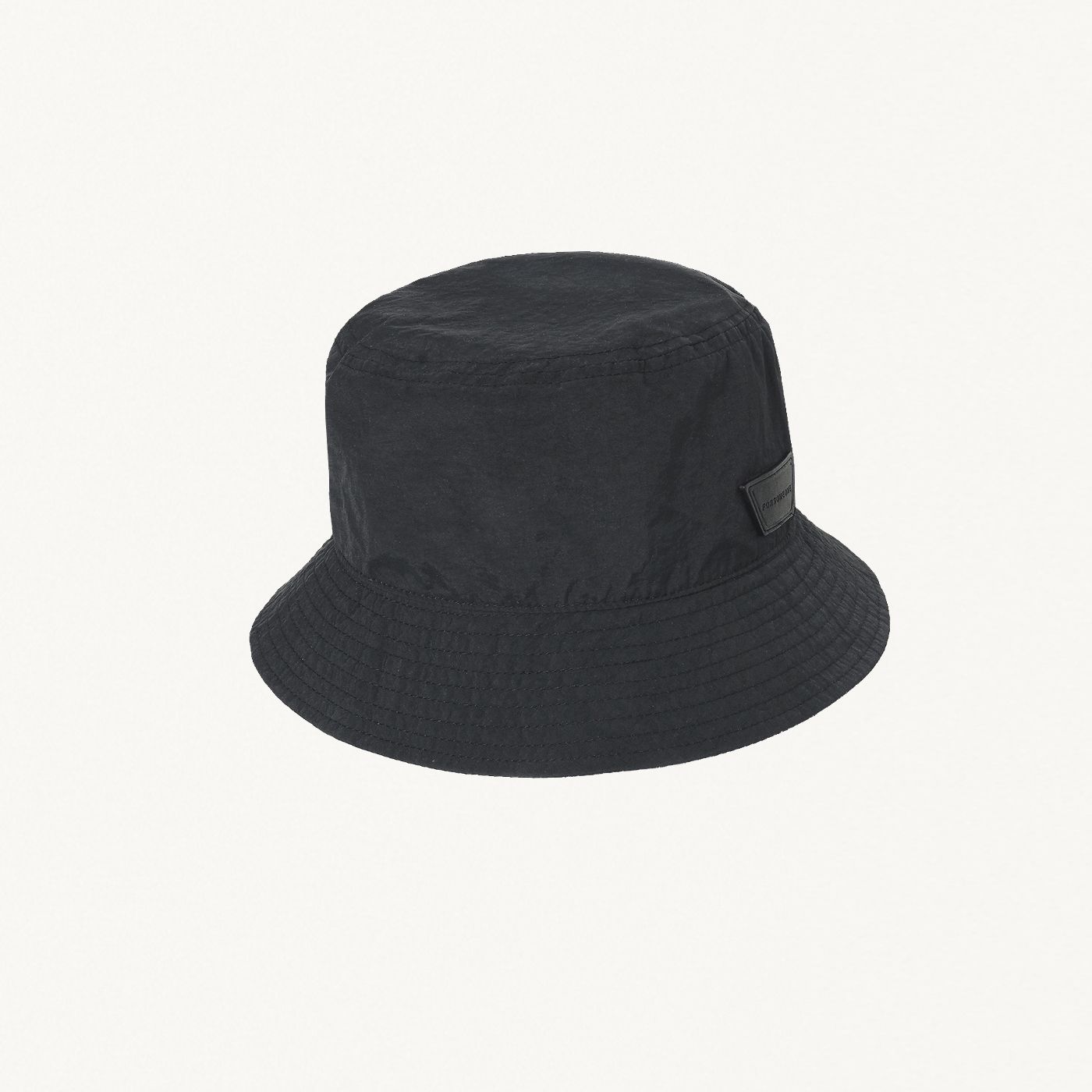 FORSOMEONE - NYLON BUCKET HAT (BLACK) / バケハ（帽子