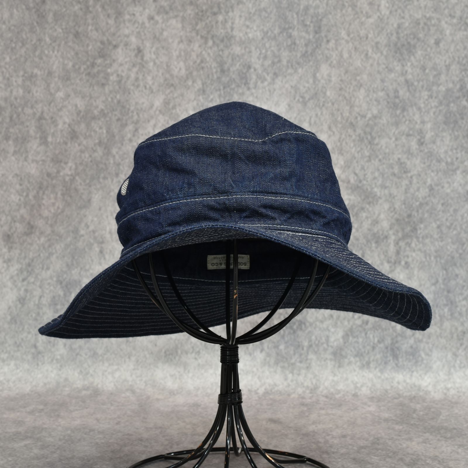 8oz Denim Jungle Hat "BARNES" (ONE WASH)｜ジャングルハット｜Y01007