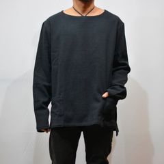 リネンコットン プルオーバーロングスリーブ