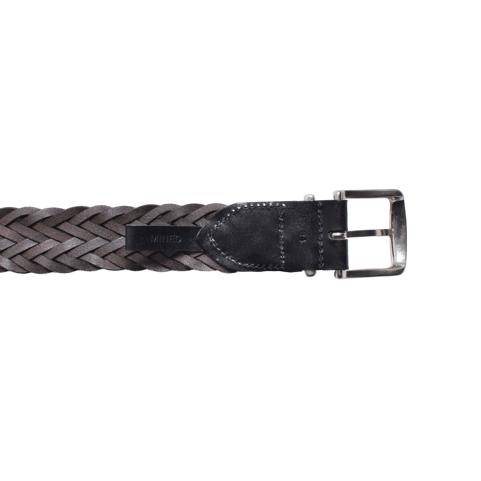 Leather Semi Wide Mesh Belt （BLK）｜レザーメッシュベルト｜MDLBT003