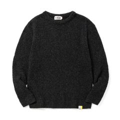 ×EYYA BOUCLE CREW NECK KNIT SWEATER (BLACK)｜× エイヤ ブークレ クルーネック ニット セーター｜CL-26AWEYYA002