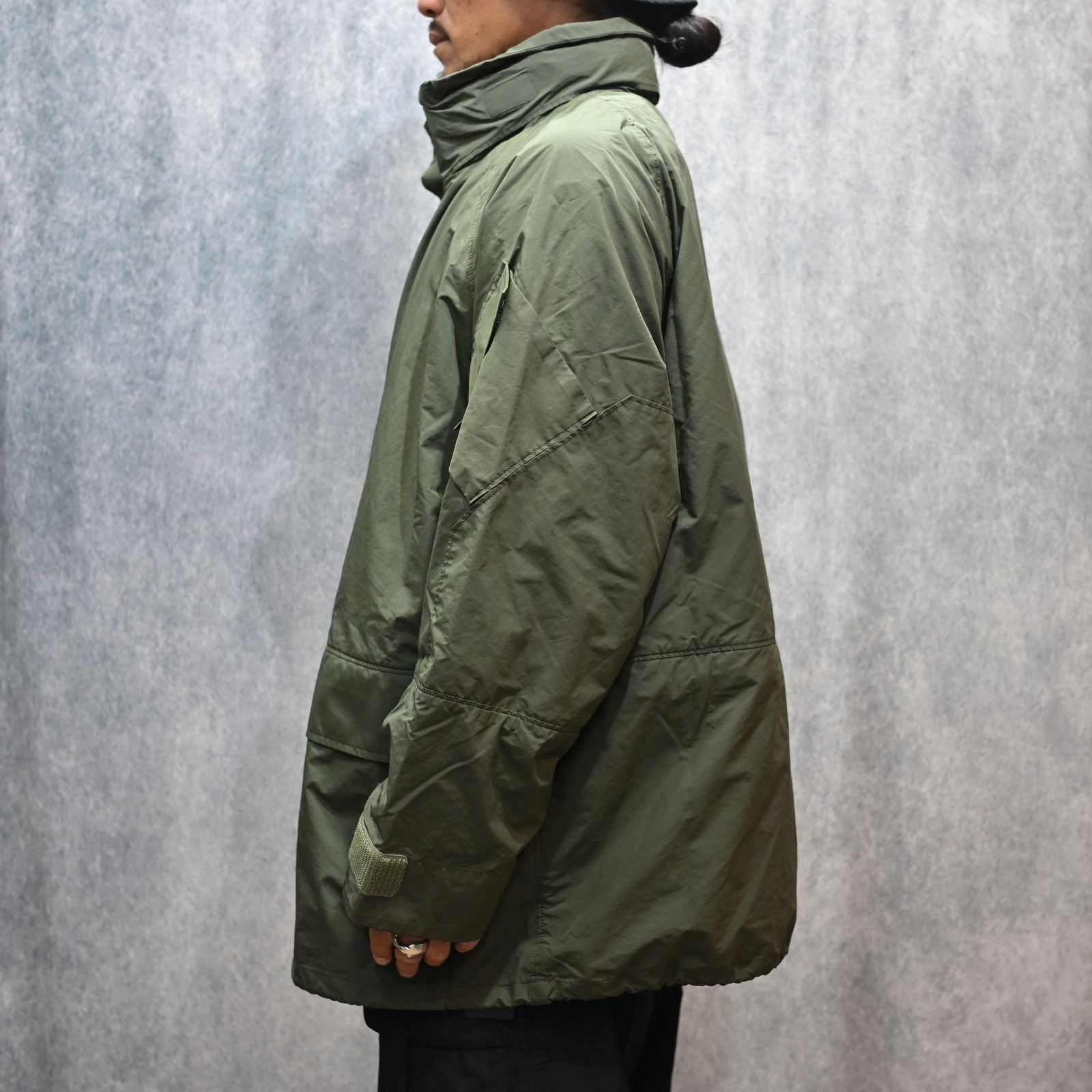 WEATHER MILITARY JACKET / LINER NYLON ZU CONNECTION  （KHAKI)｜ウェザーミリタリー ジャケット （カーキ） PC-026-2988-52