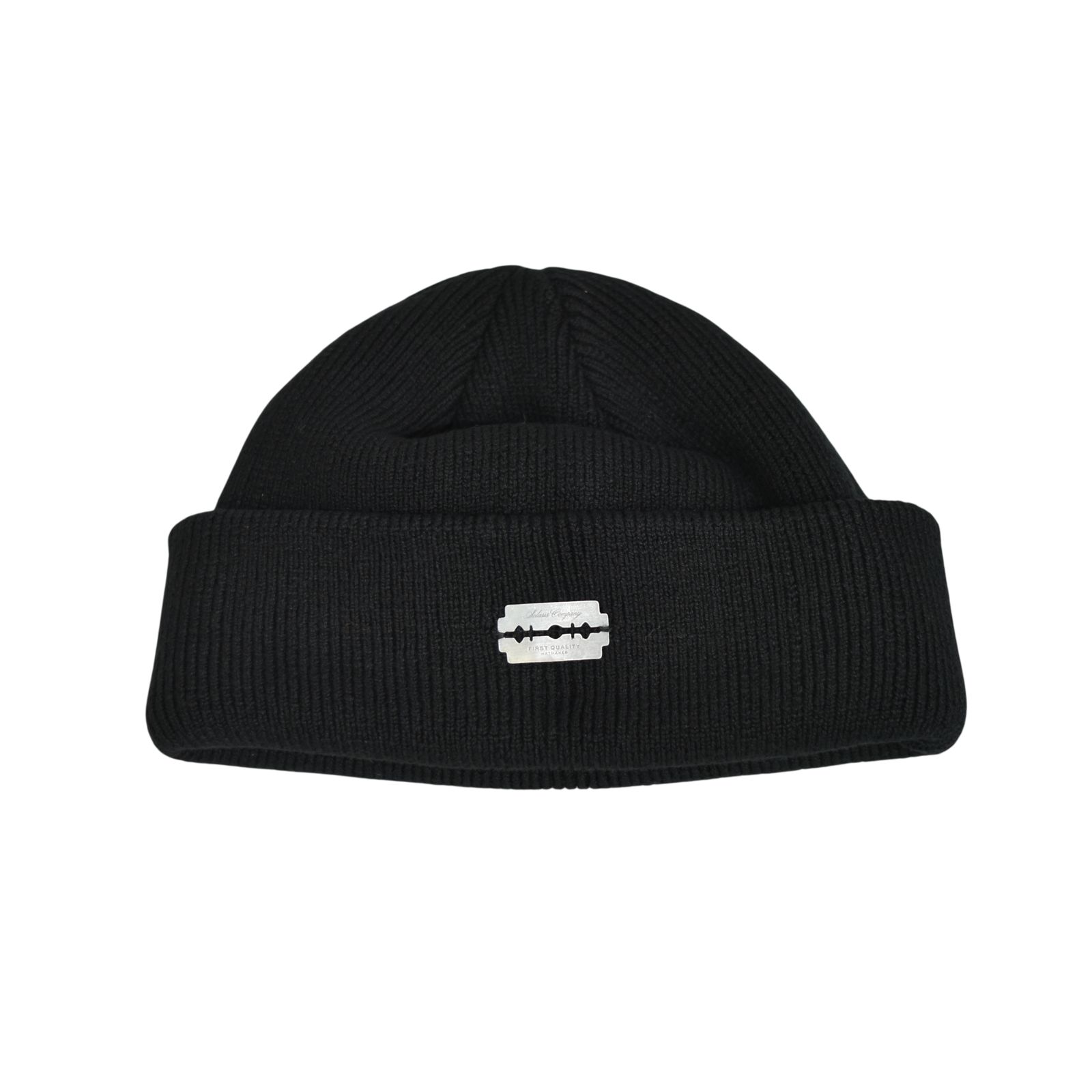 Acrylic Cotton Watch Cap "HUNTER" (BLACK)｜ワッチキャップ ニット帽｜Y01024