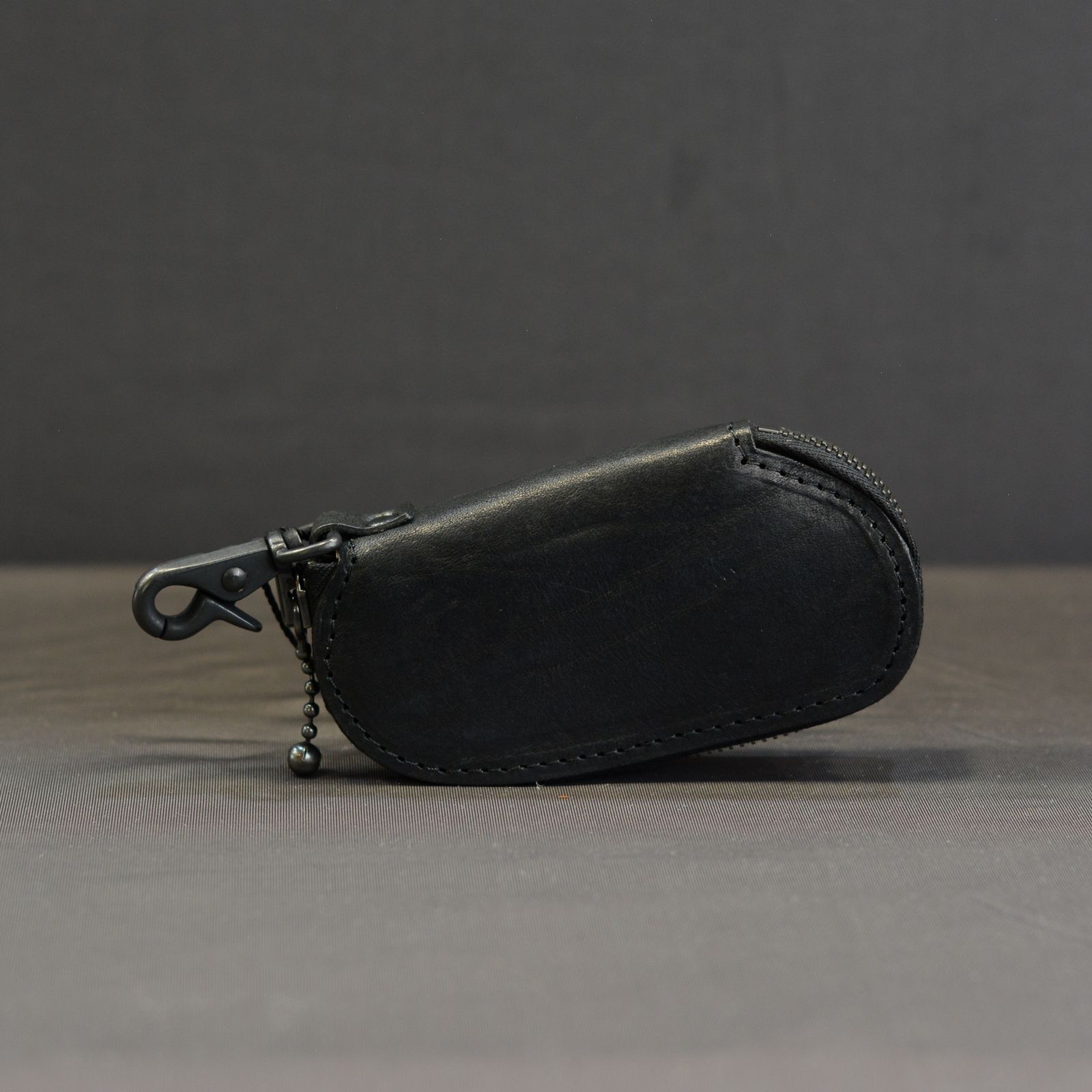 イタリアンショルダー シワ加工プルアップ （BLACK）