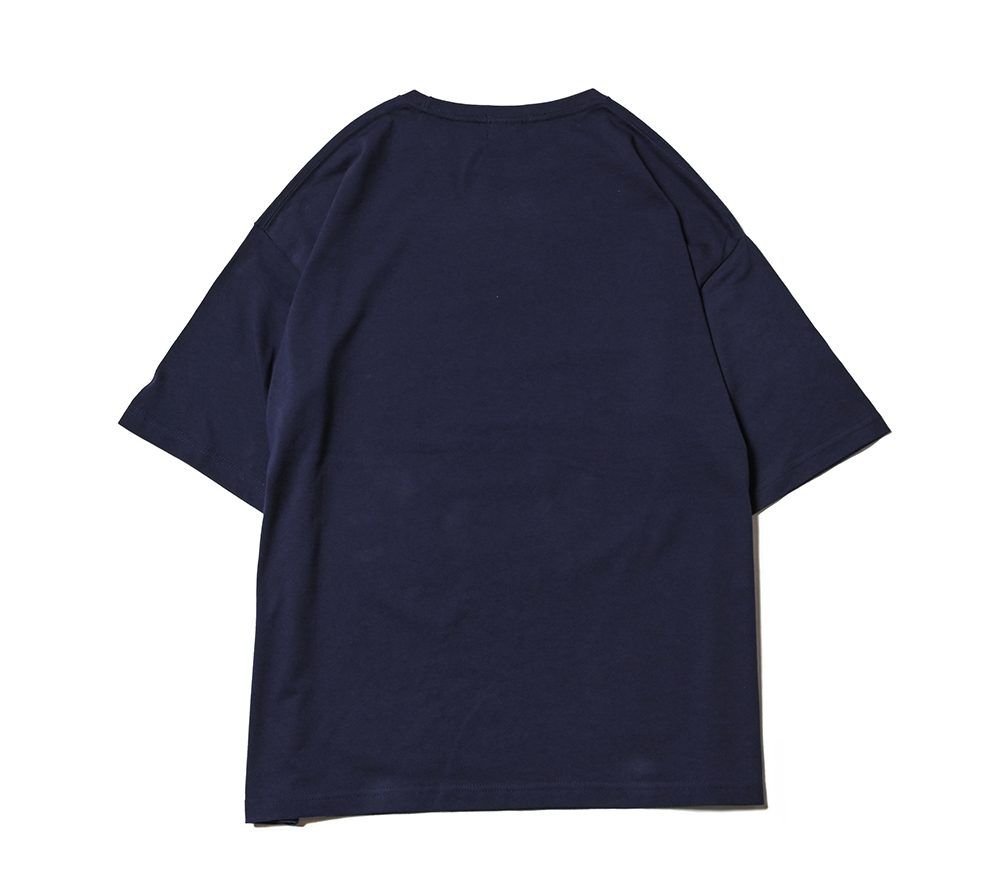 CUTRATE THE TIGER DROPSHOULDER S/S T-SHIRT (NAVY)