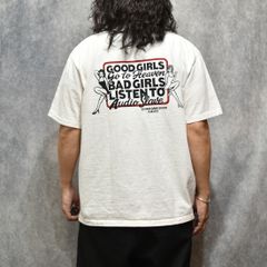 GARMENT DYE GIRLS LOGO POCKET TEE ＜NATURALLY PAINT DESIGN＞ (WHITE)｜ガール ロゴプリント ポケットTシャツ｜CL-26SS004NT