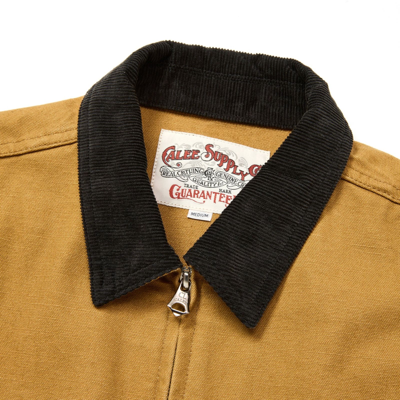 VINTAGE REPRODUCT CORDUROY COLLAR DUCK JACKET (CAMEL)｜襟コーデュロイ ダックジャケット｜CL-25AW031