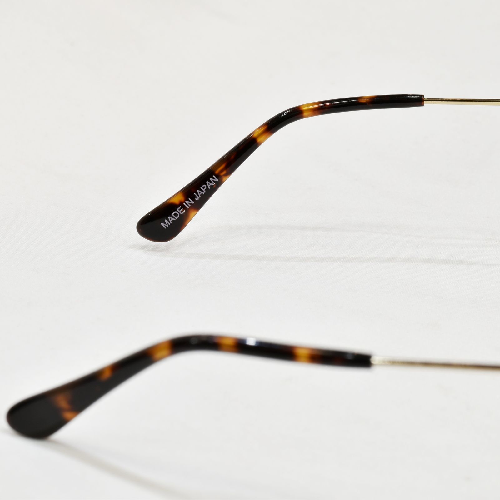 FLIP UP TYPE CIRCLE METAL GLASSES (GOLD.GREEN) / フリップアップタイプ サークルメタル グラシズ