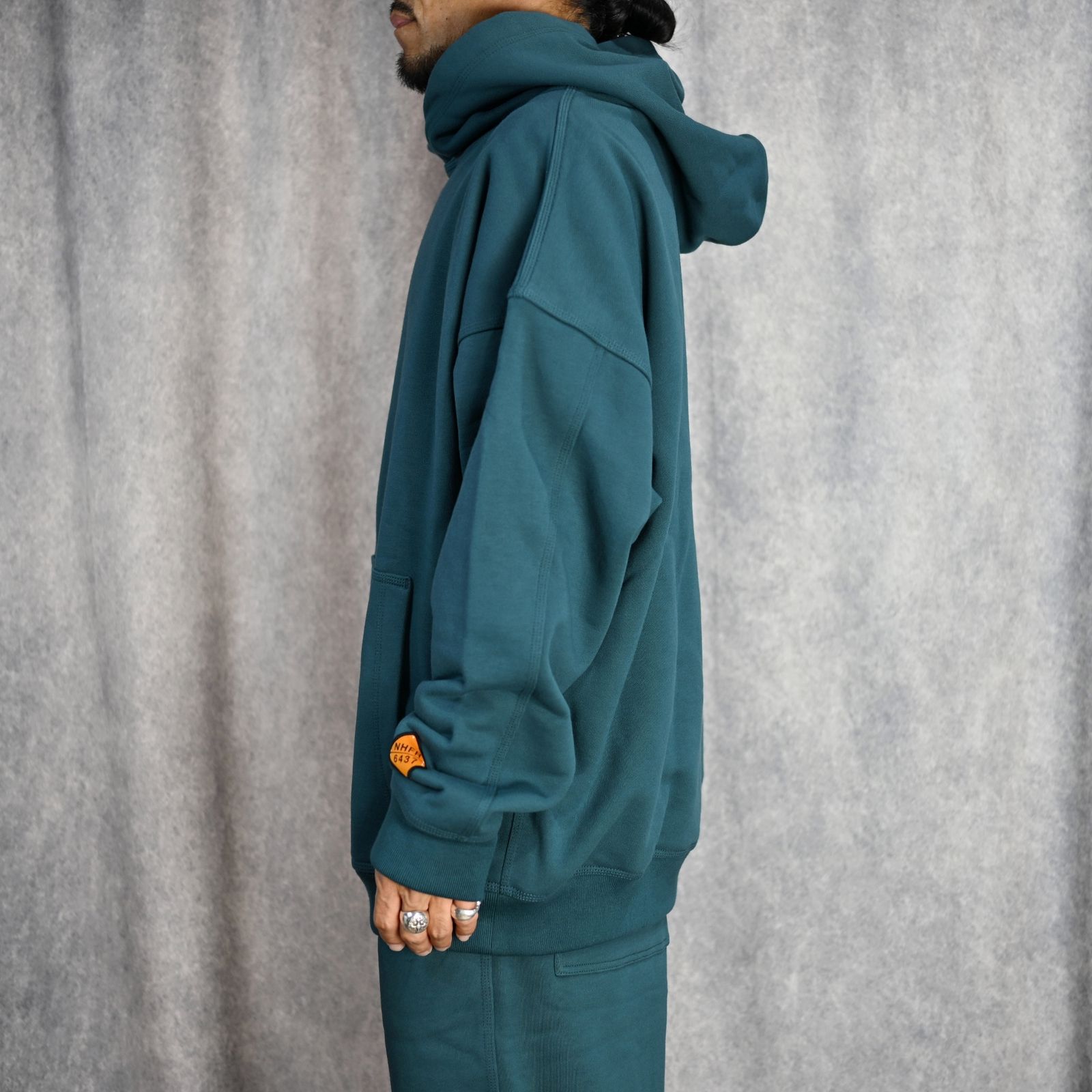 HOODIE SWEATSHIRT (GREEN) -  フーディー スウェット （グリーン） 1242-CS02-022