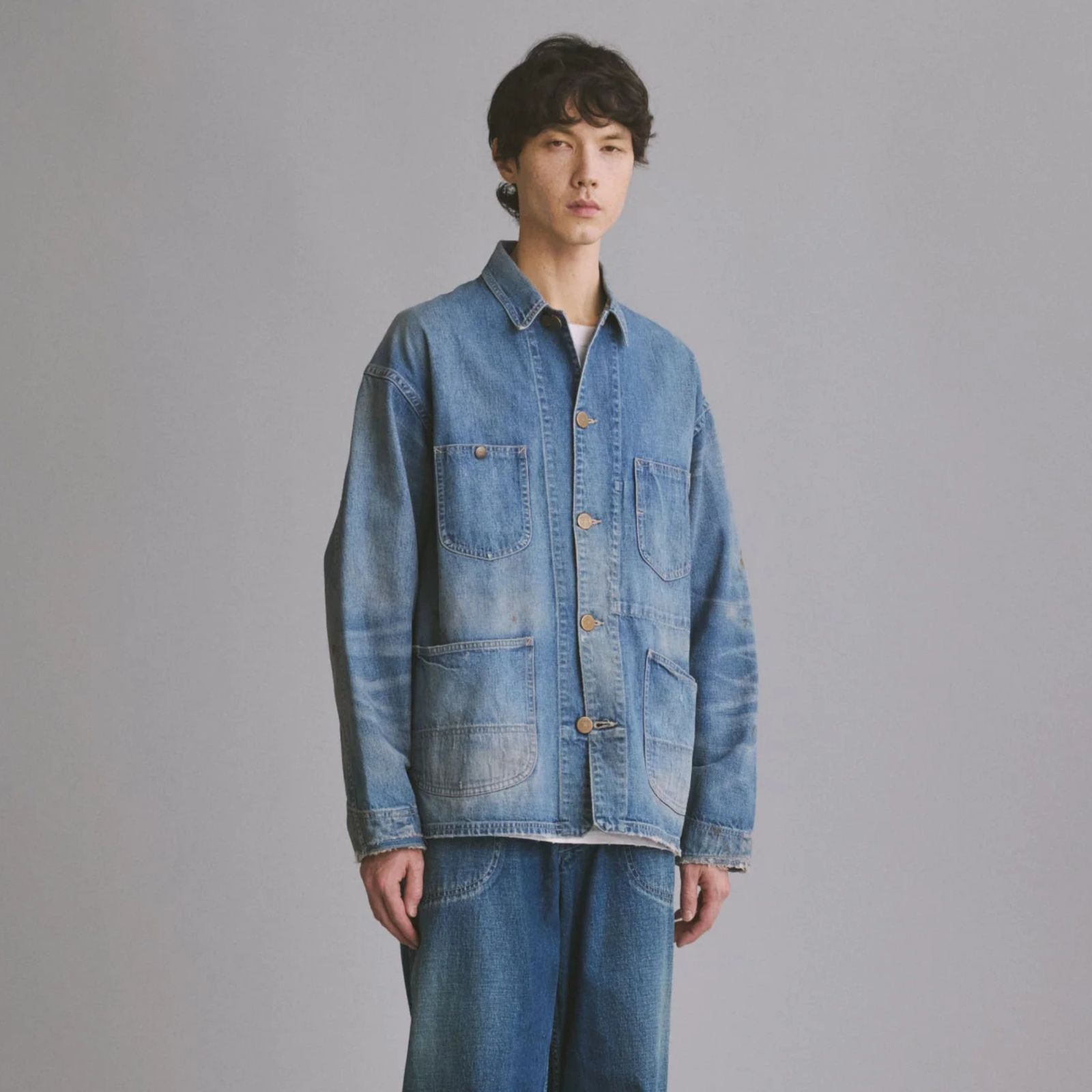 #024 LE CHORE JACKET （L.INDIGO） / カバーオール （ライトインディゴ） 2026SSJK-YY-0012