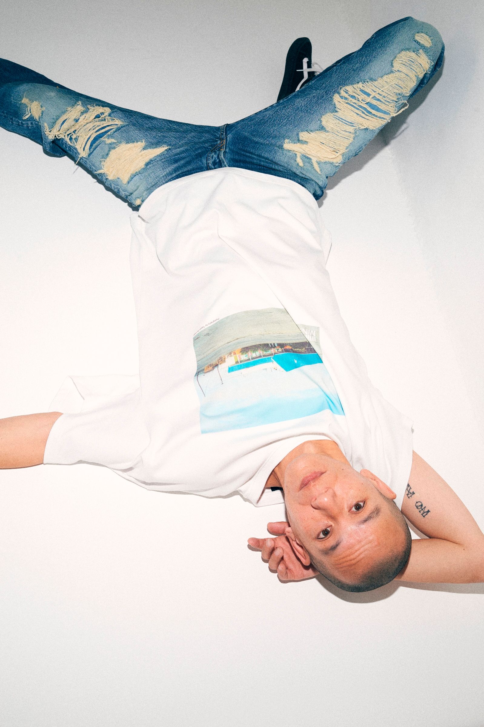 WIND AND SEA×MINEDENIM Photo S/S Tee （WHT / ホワイト）