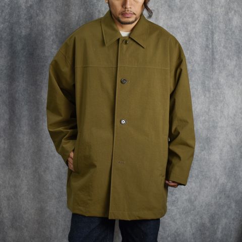 VINTAGE NYLON OXFORD HALF COAT (BROWN) / ヴィンテージ ナイロン オックスフォード ハーフコート
