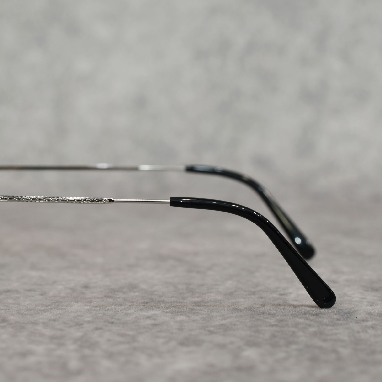 VINTAGE TYPE CIRCLE METAL GLASSES (SILVER / GRAY)｜ヴィンテージタイプ サークルメタル サングラス｜CL-25AW003G