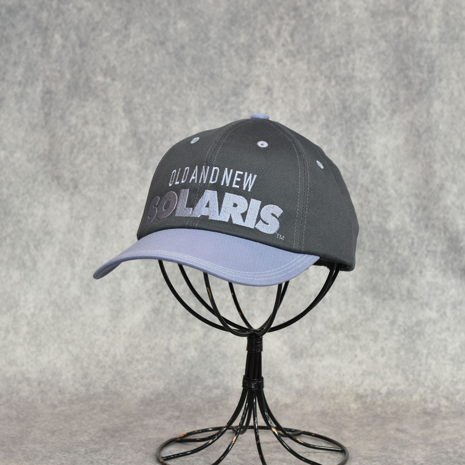 Curved Visor Cap "TRAPBOY" (CHARCOAL)｜ベースボールキャップ｜Y01008