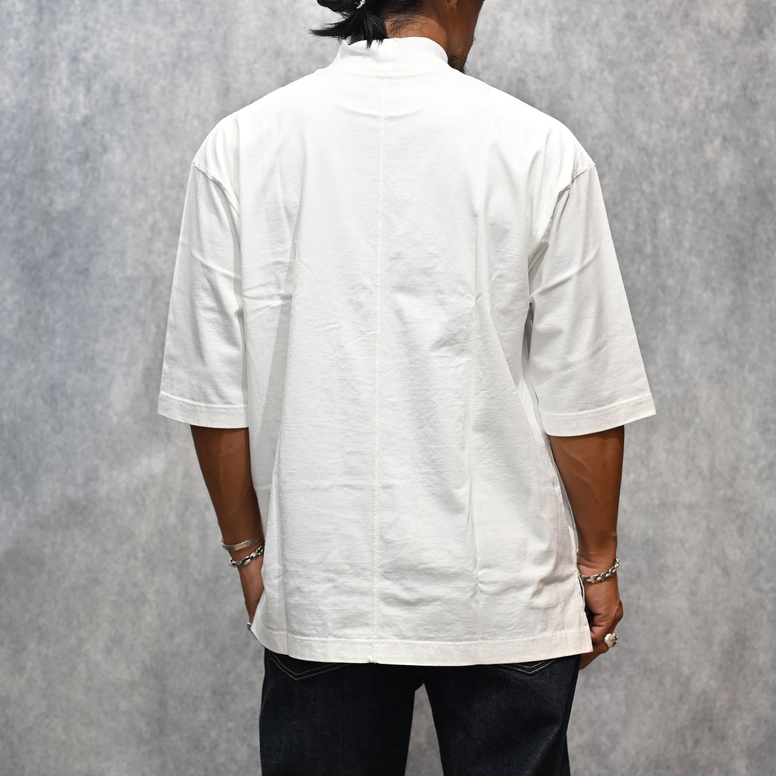 Heavyweight Mockneck T-SH （WHT） / モックネック カットソー （ホワイト） / 2508-4002