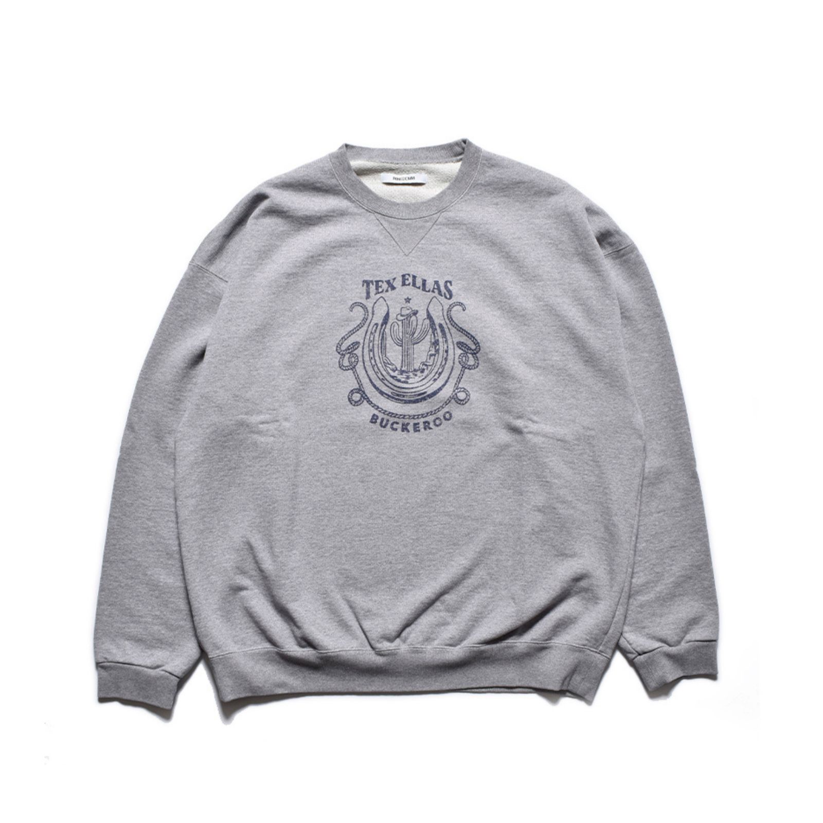 TEX ELLAS Buckeroo Crewneck Pullover （GRT） / クルーネックプルオーバースウェット  （グレー） 2503-4002