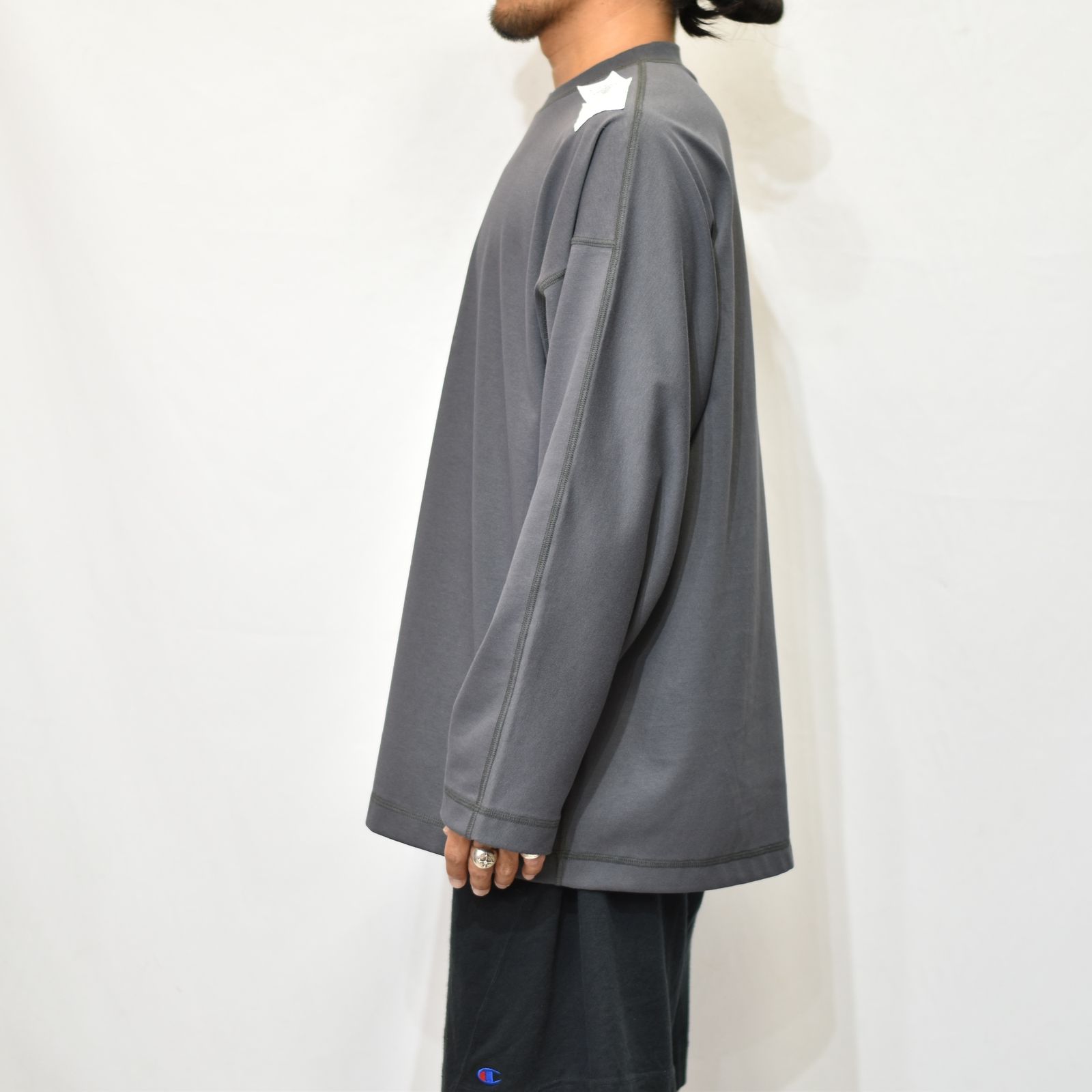 N.HOOLYWOOD - T-SHIRT/SWEATER （CHARCOAL） 長袖カットソー ロング