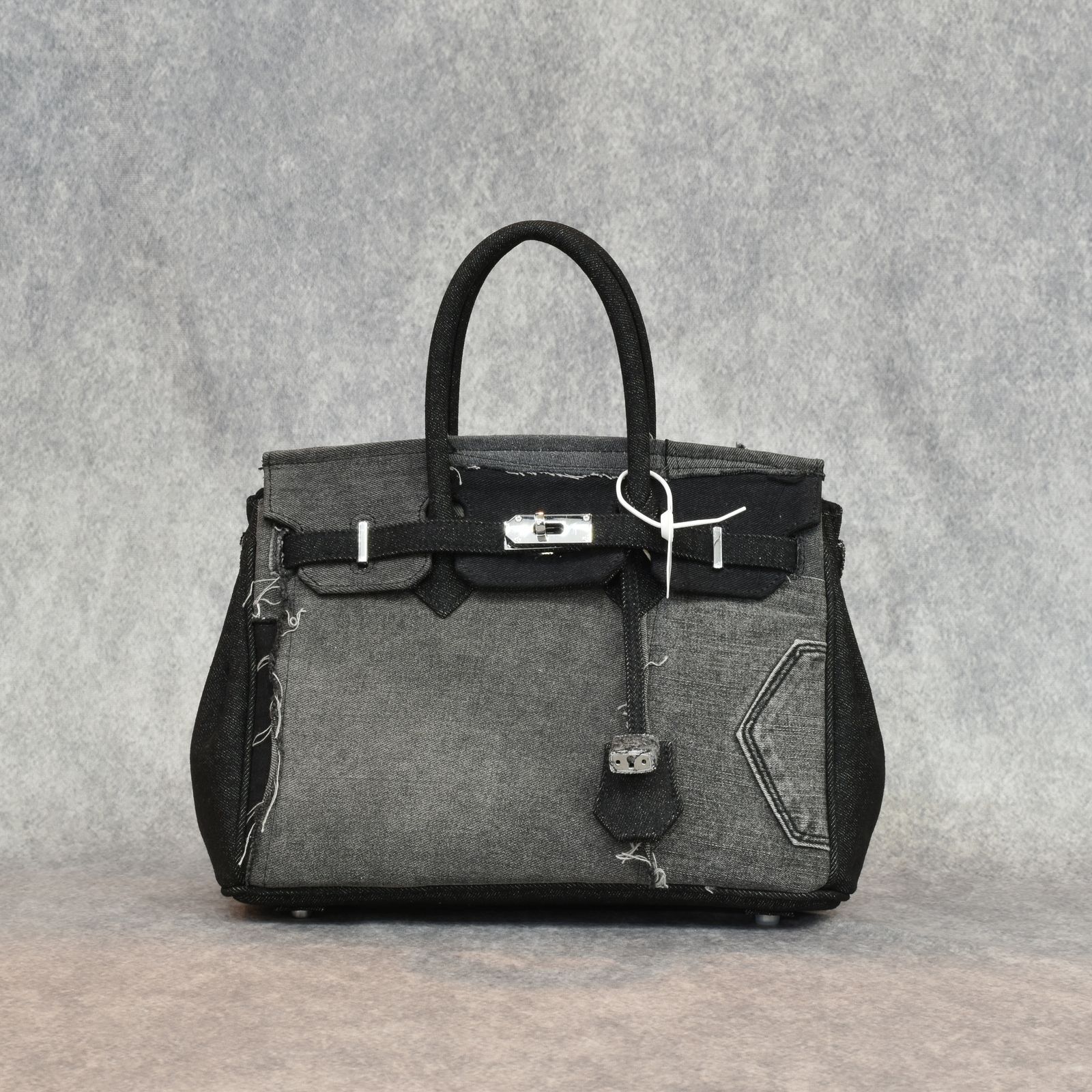 TRAVEL BAG  (MULTI BLACK DENIM) | ハンドバッグ