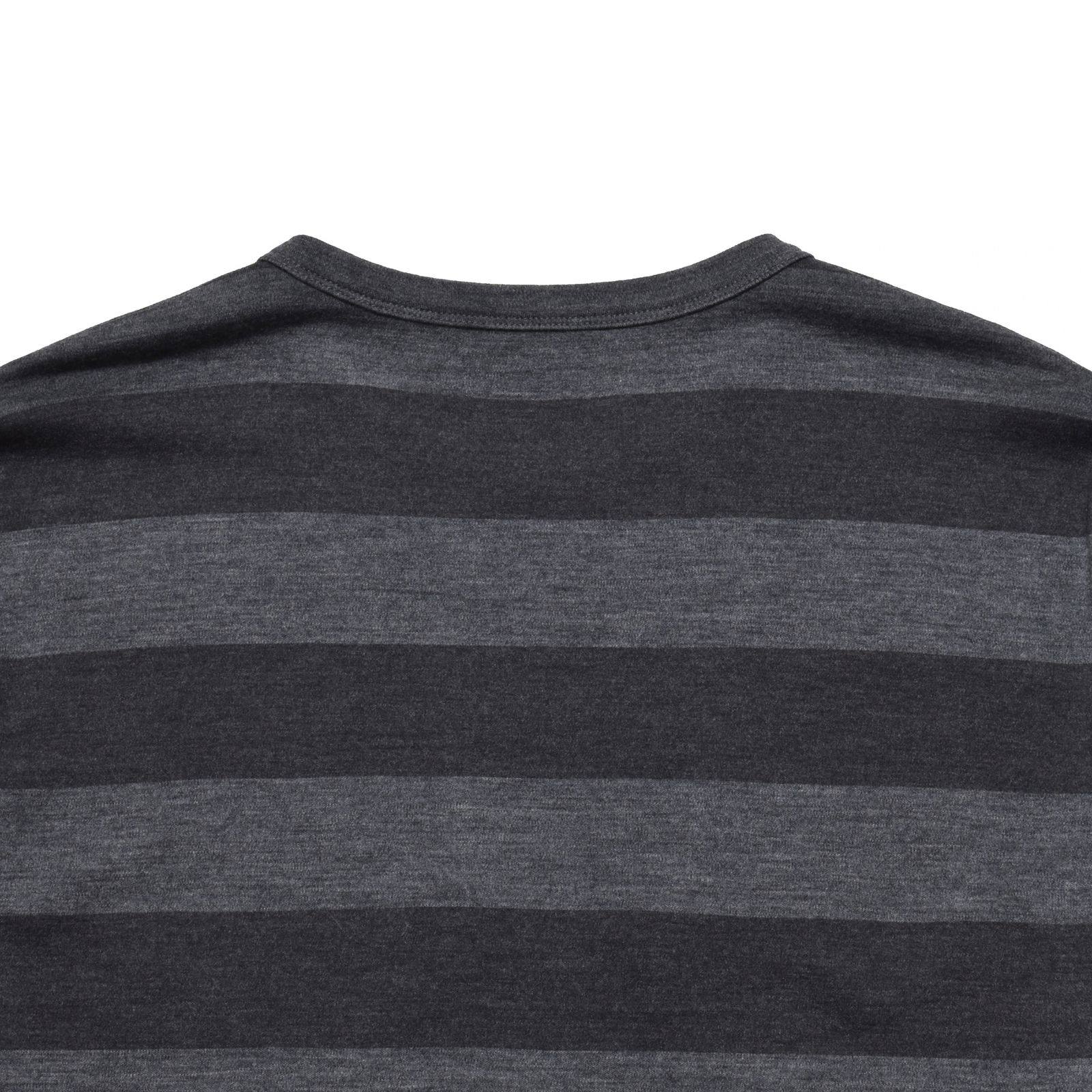 EF.Wool Interlock Border Print Crewneck L/S Pullover （BLT）｜ボーダープリント 長袖Tシャツ｜MDFBF10402