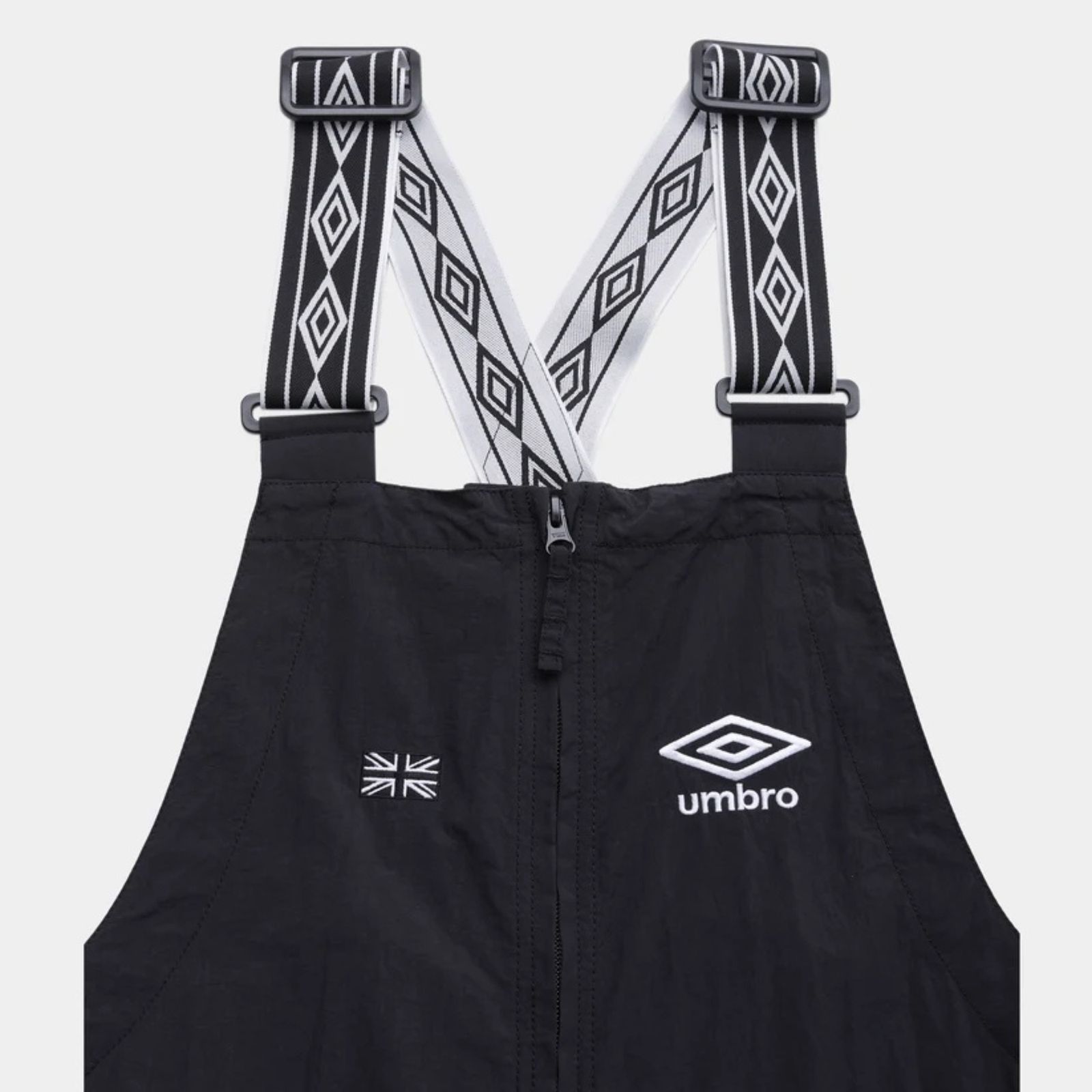 HF UMBRO NAVY OVERALL （BLACK）｜アンブロ オーバーオール （ブラック）｜HF-25FW-UB02