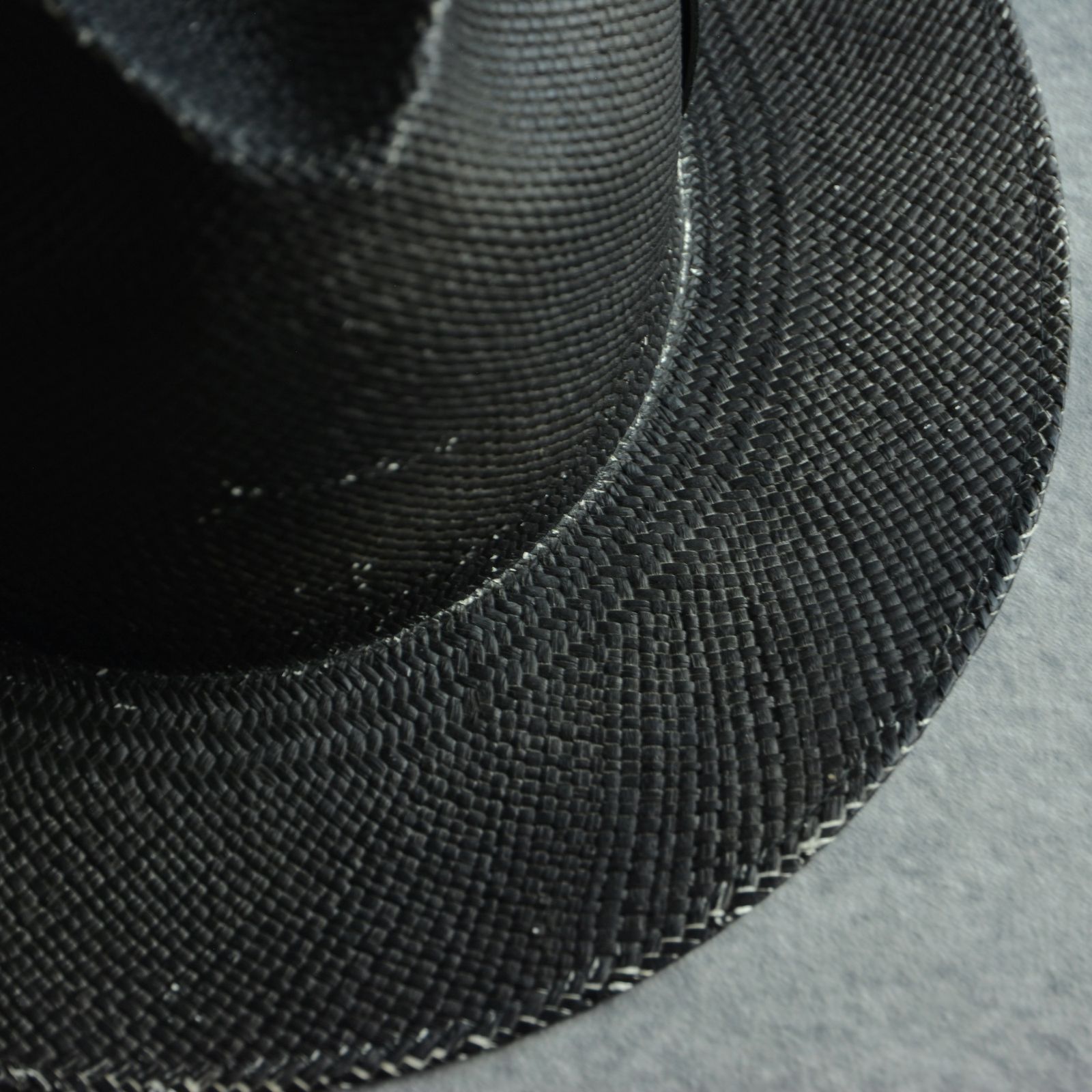 トキヤ草 製品染め + GUIDI ホースクラップ仕上げハット （BLACK）
