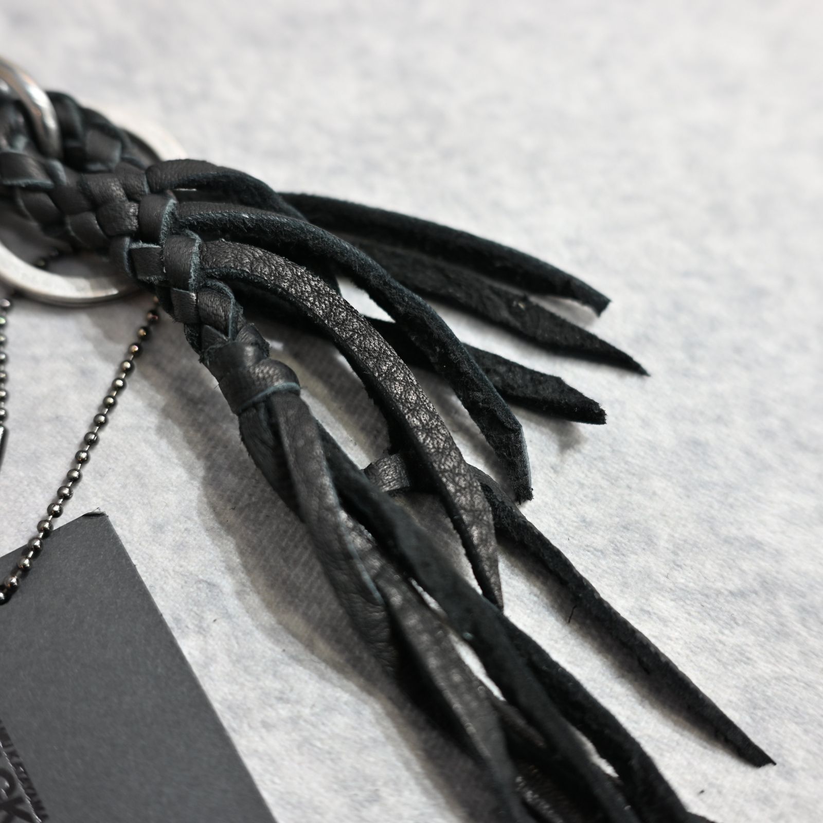 ディアスキン メッシュ キーホルダー （BLACK） 367-01