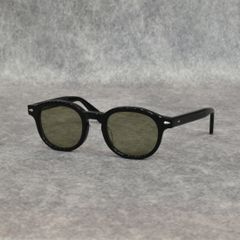 B/W TYPE GLASSES (BLACK / GREEN)｜ボストン/ウェリントン サングラス｜CL-25AW002G