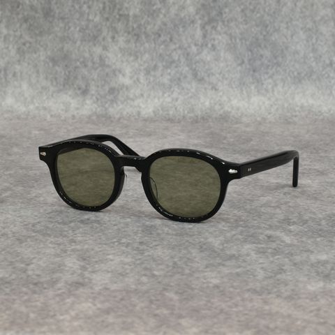 B/W TYPE GLASSES (BLACK / GREEN)｜ボストン/ウェリントン サングラス｜CL-25AW002G