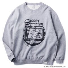 PEANUTS L/S SWEAT (GRAY)