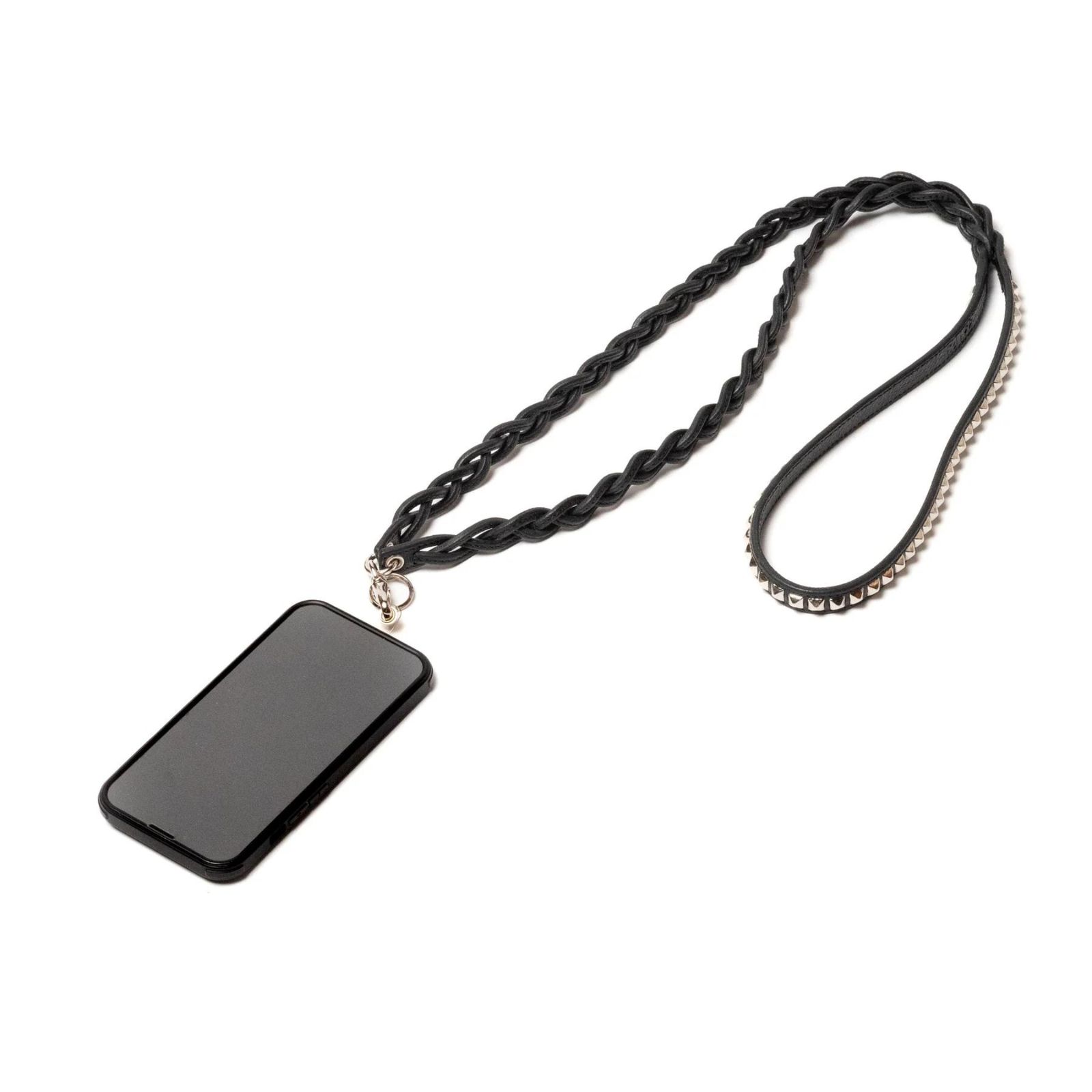 × HIGH FIVE FACTORY LEATHER MULTI SHOULDER STRAP (BLACK) / × ハイ ファイブ ファクトリー マルチショルダーストラップ