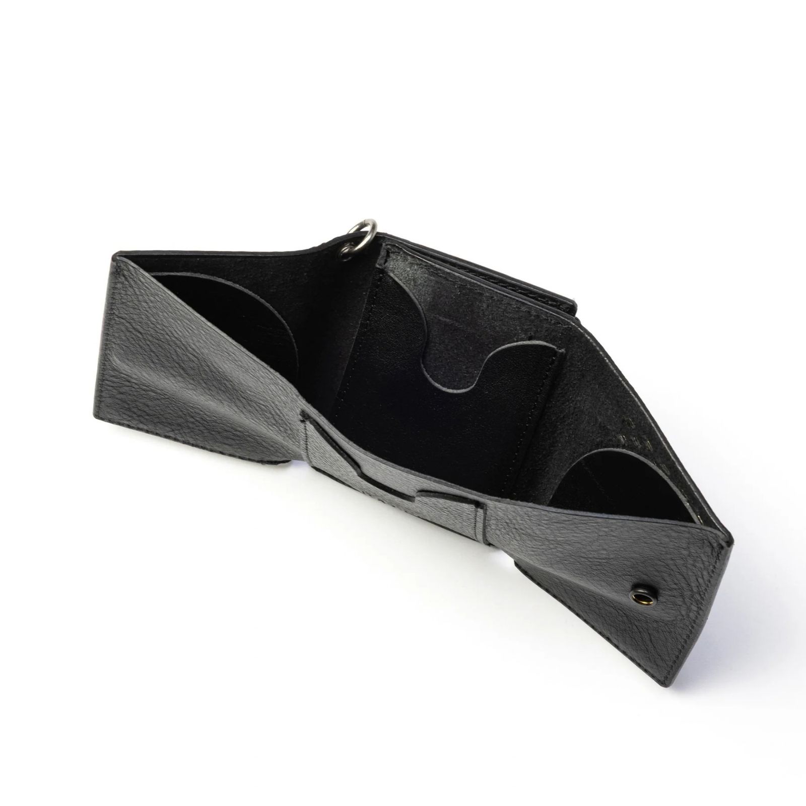 ROUND STUDS LEATHER MULTI WALLET (BLACK)｜ラウンド スタッズ レザー マルチ ウォレット 財布｜CL-26AWLE002