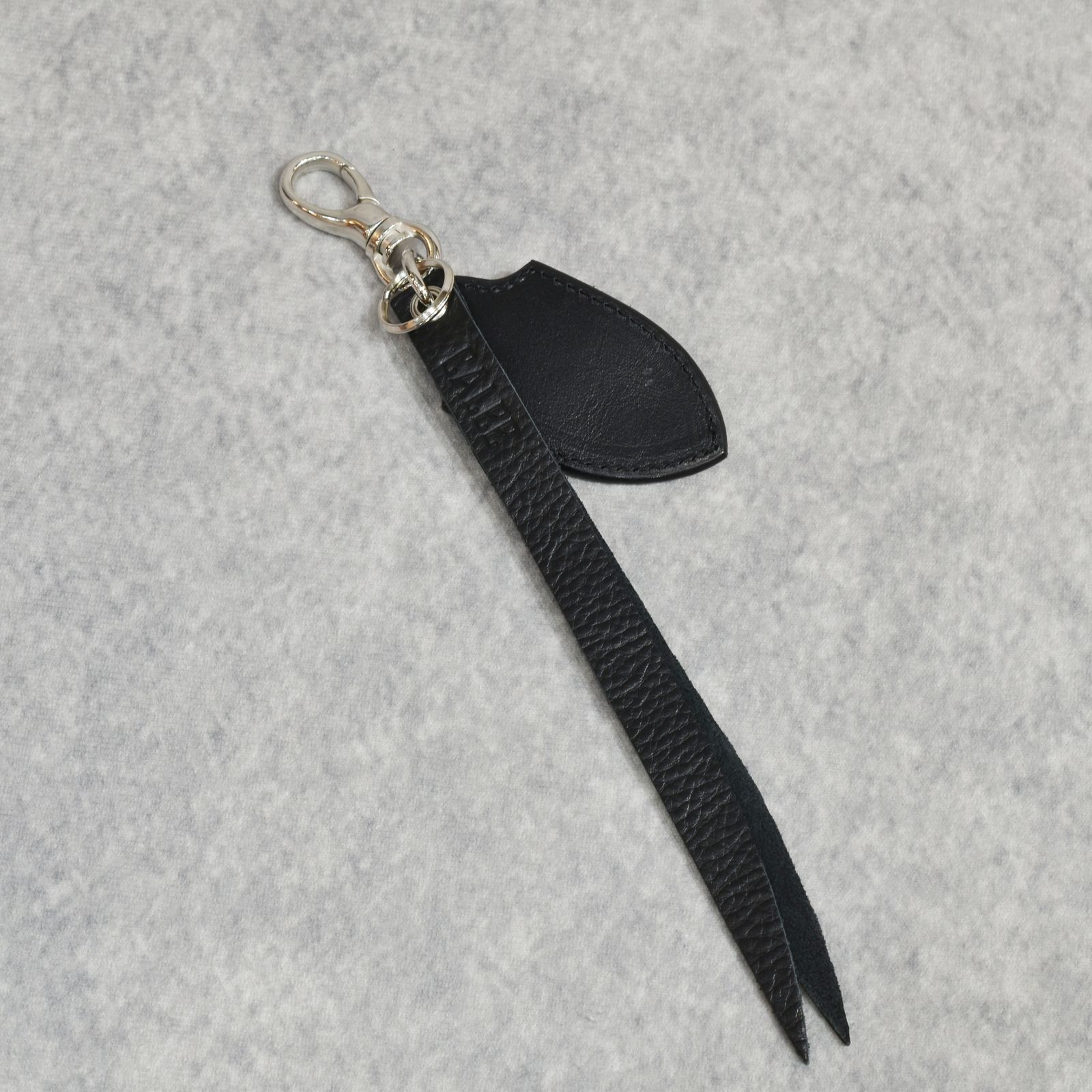 STUDS LEATHERS SHORT KEY RING (BLACK)｜キーリング・キーホルダー｜CL-26SS007LE