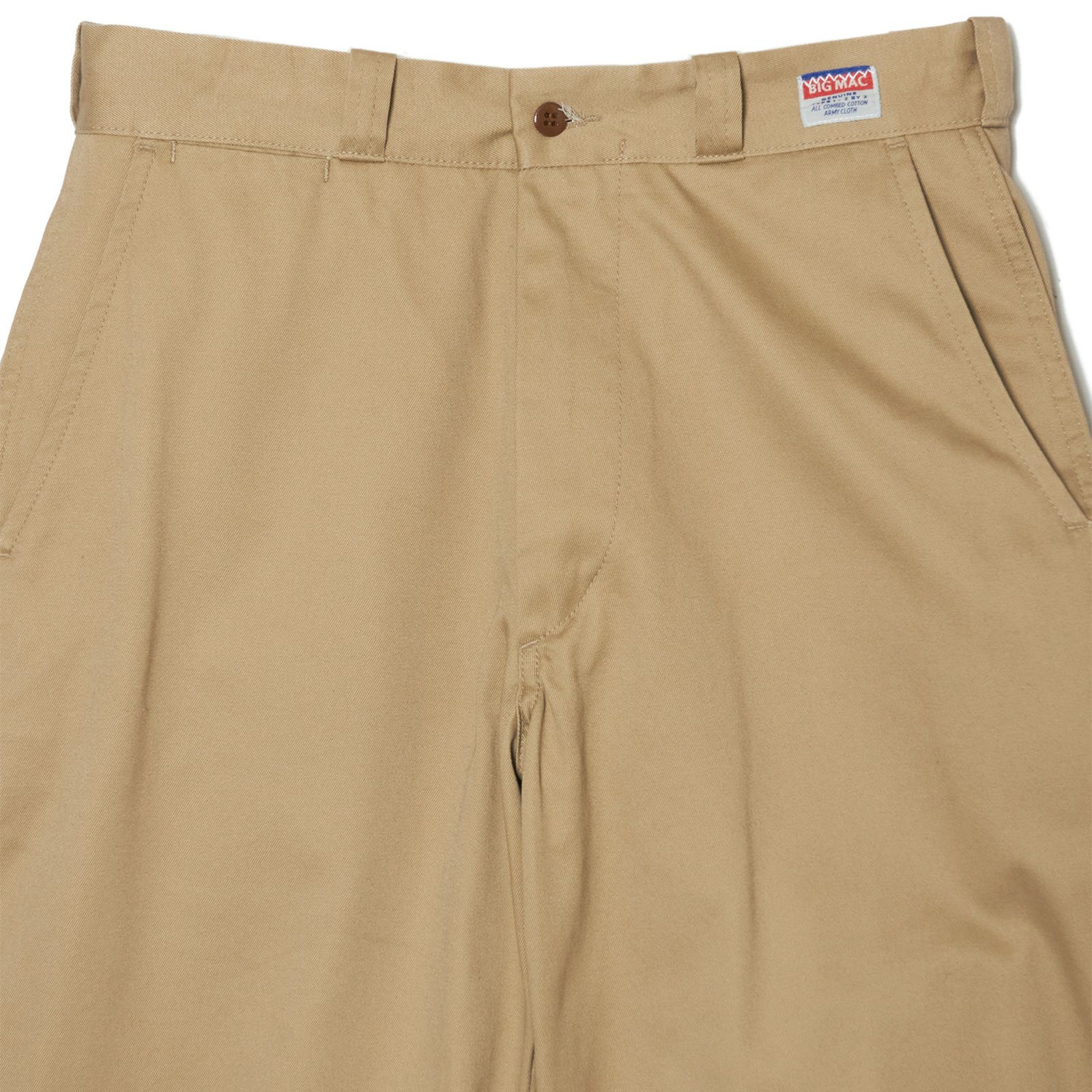 × BIG MAC PANTS （BEIGE） / テーパードシルエット チノパンツ ダブル仕様